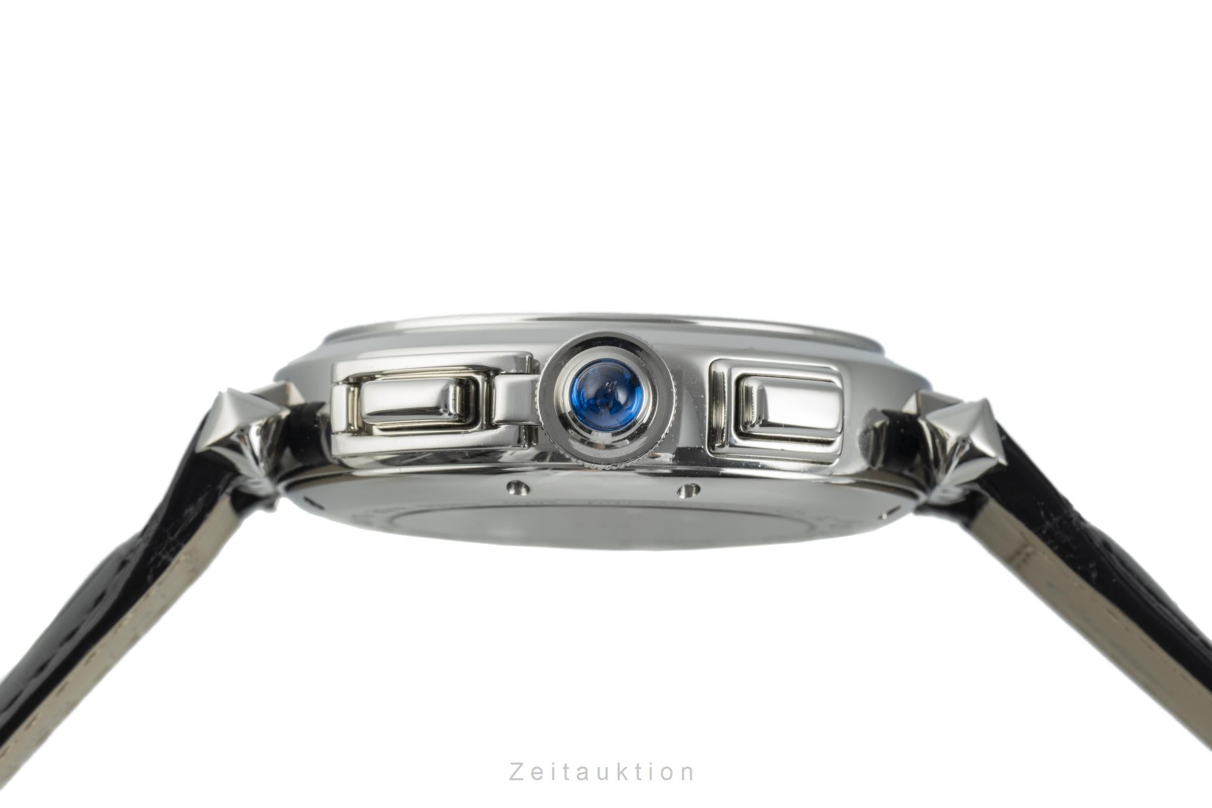 Cartier Pasha cronografo acciaio automatismo orologio da uomo 2860 LP: 9600EUR  [2102856]