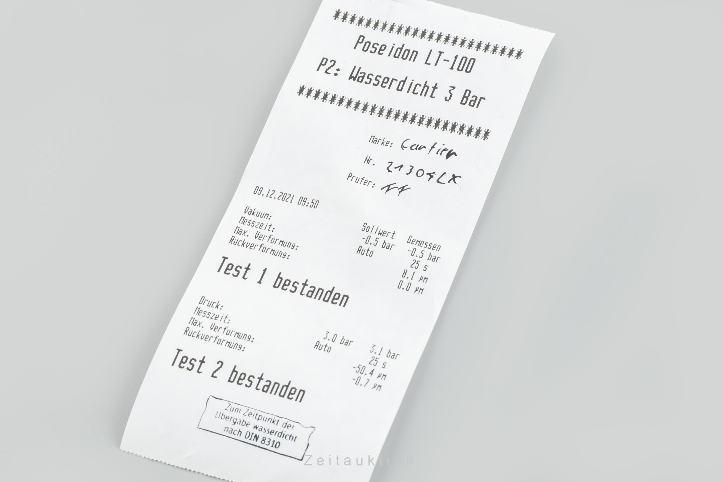 Cartier Pasha cronografo acciaio automatismo orologio da uomo 2860 LP: 9600EUR  [2102856]