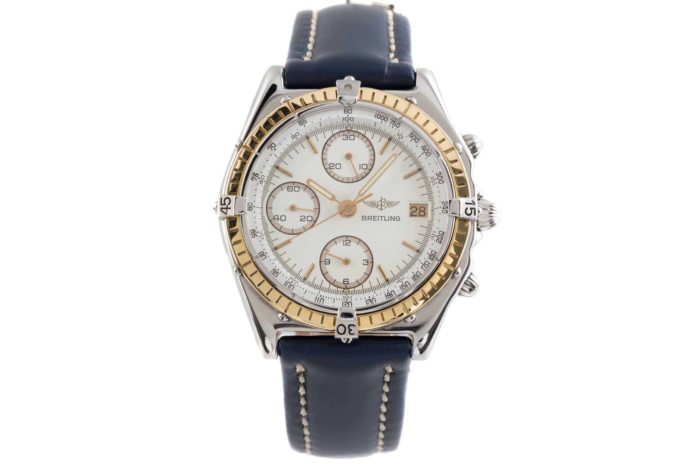 Breitling Chronomat chronographe acier / or  automatique montre pour hommes 81950  [2103150]