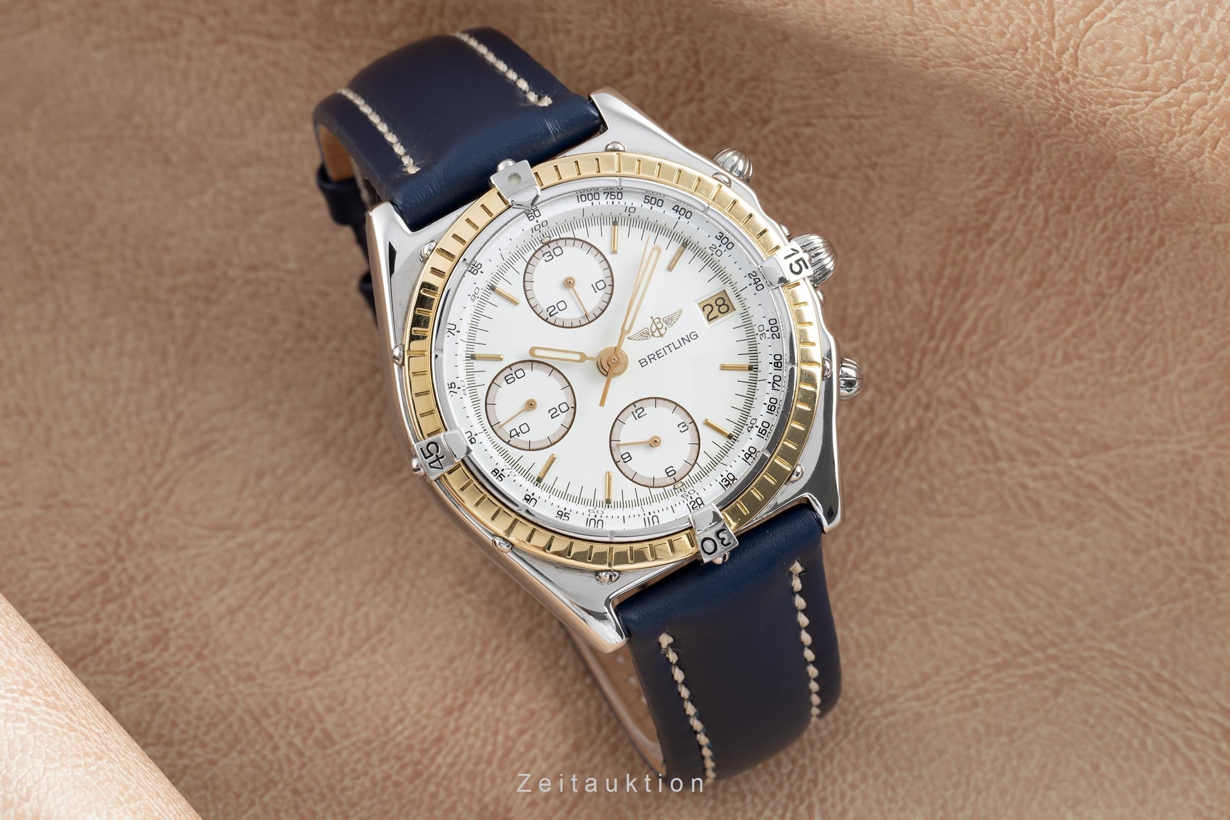 Breitling Chronomat chronographe acier / or  automatique montre pour hommes 81950  [2103150]