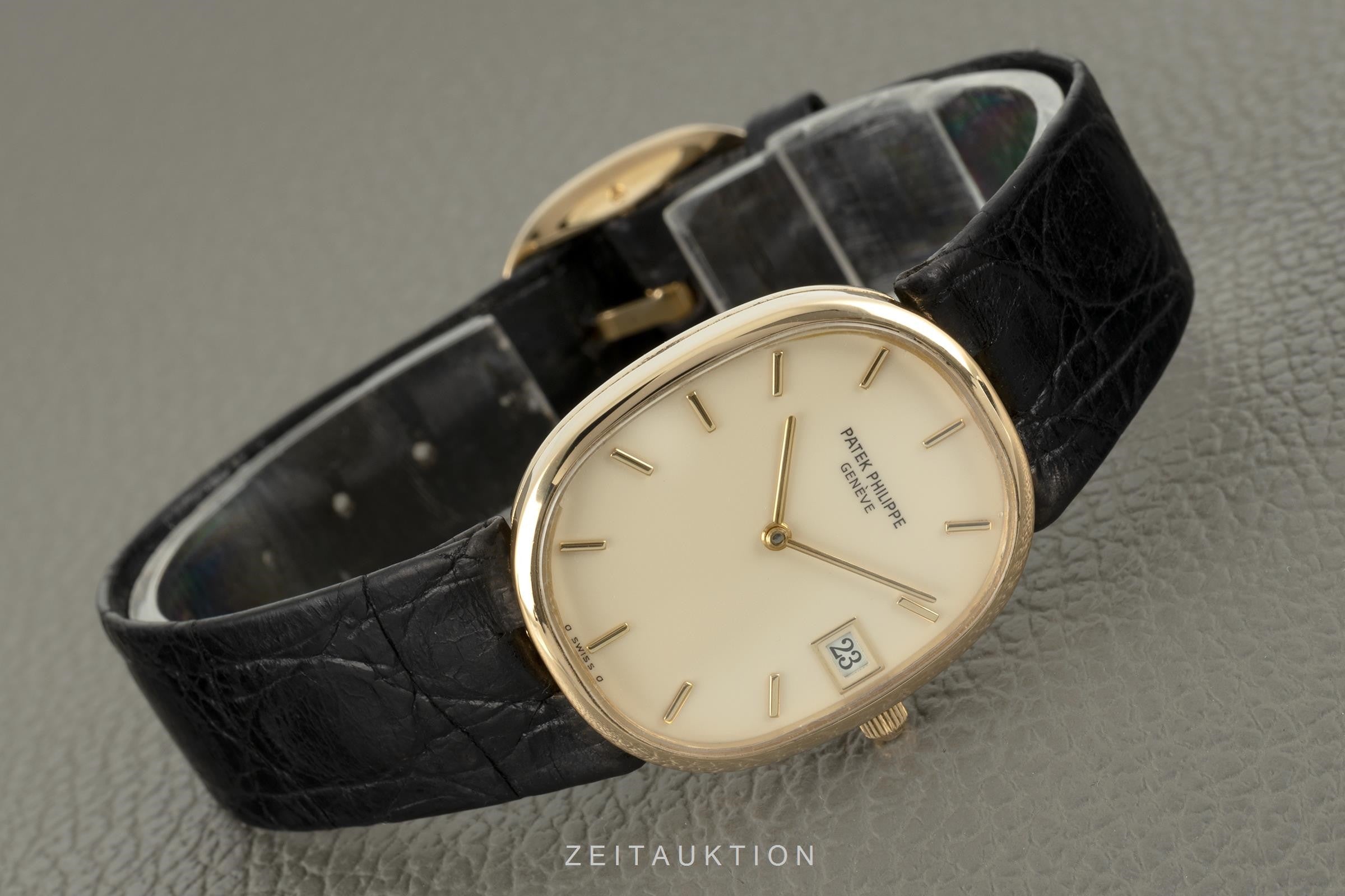 Patek Philippe Ellipse Sigma Dial 18K (0,750) Gold Herrenuhr Ref. 3788 Klassiker [2103297]