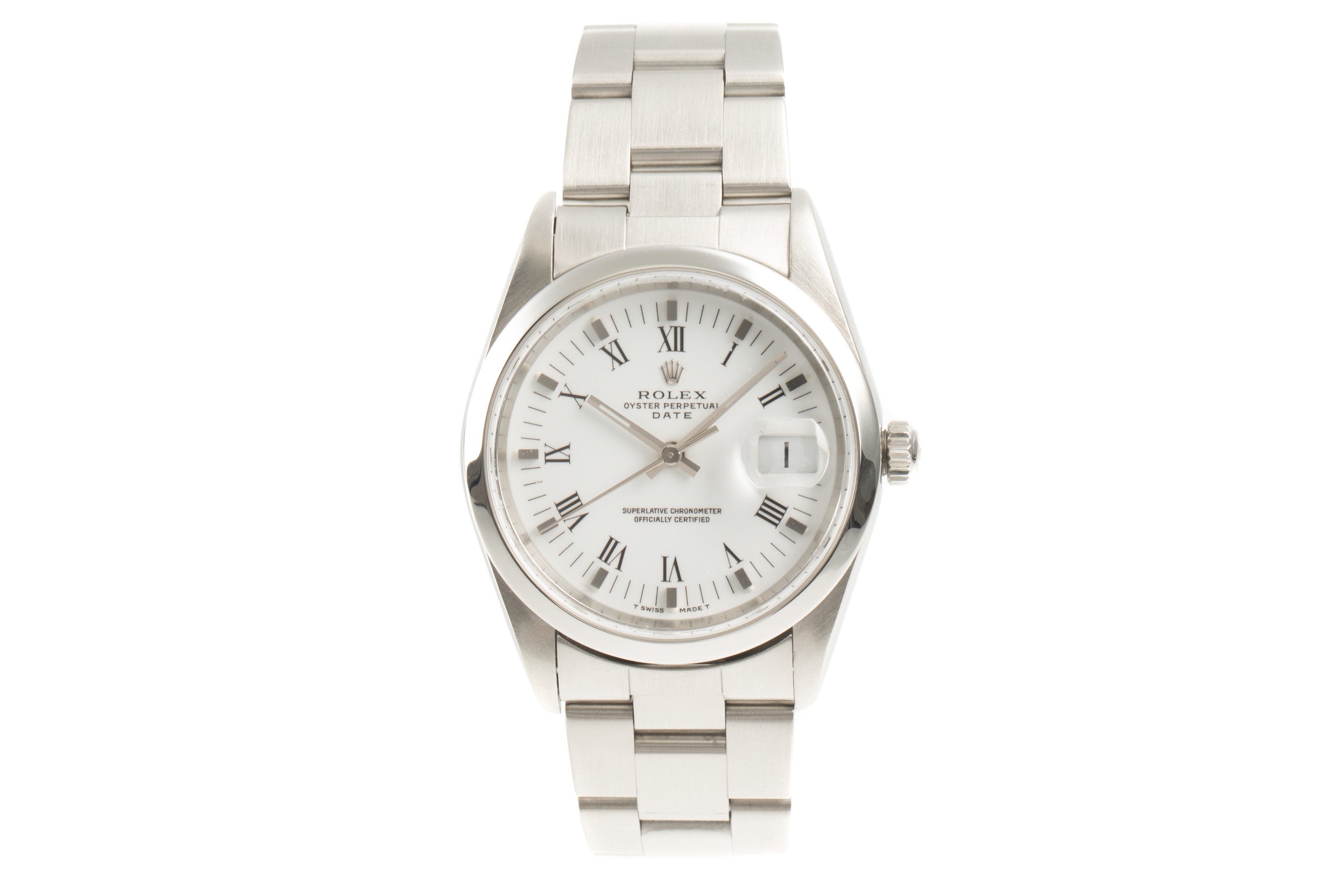 Rolex Date 34 Automatik Edelstahl Herrenuhr Oyster Perpetual Ref. 15200  [2103311]