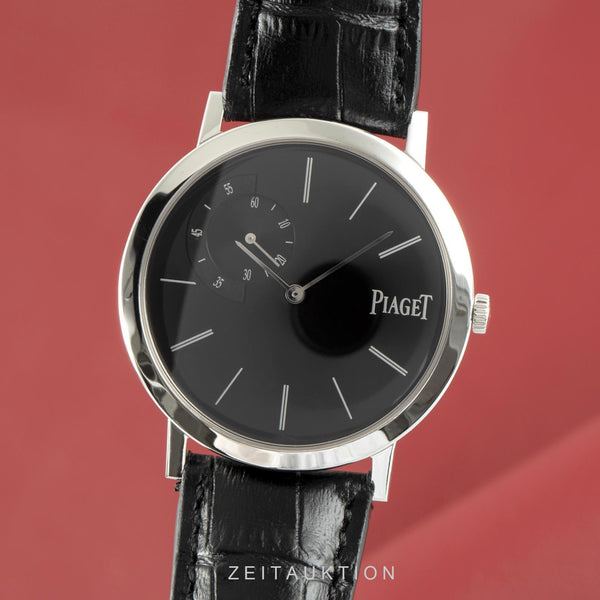 Piaget Altiplano oro blanco de 18 quilates cuerda manual reloj para caballeros P10522  [2103374]