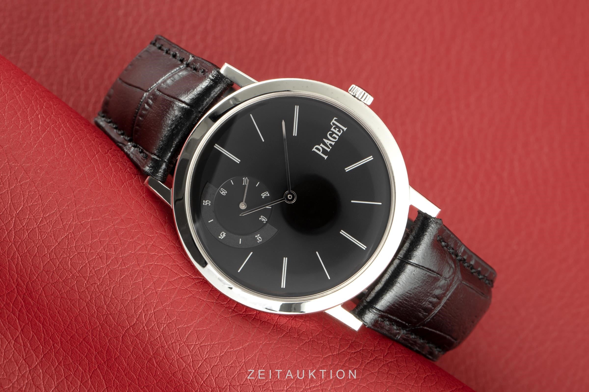 Piaget Altiplano oro blanco de 18 quilates cuerda manual reloj para caballeros P10522  [2103374]