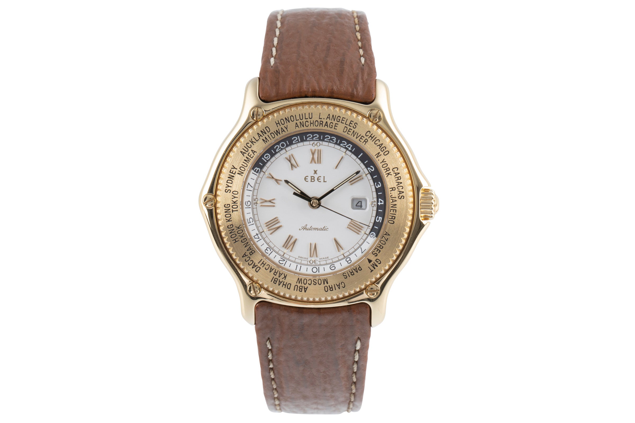Ebel Voyager 18K (0,750) Gelbgold Automatik Herrenuhr Gold Ref. 8124913  [2103453]