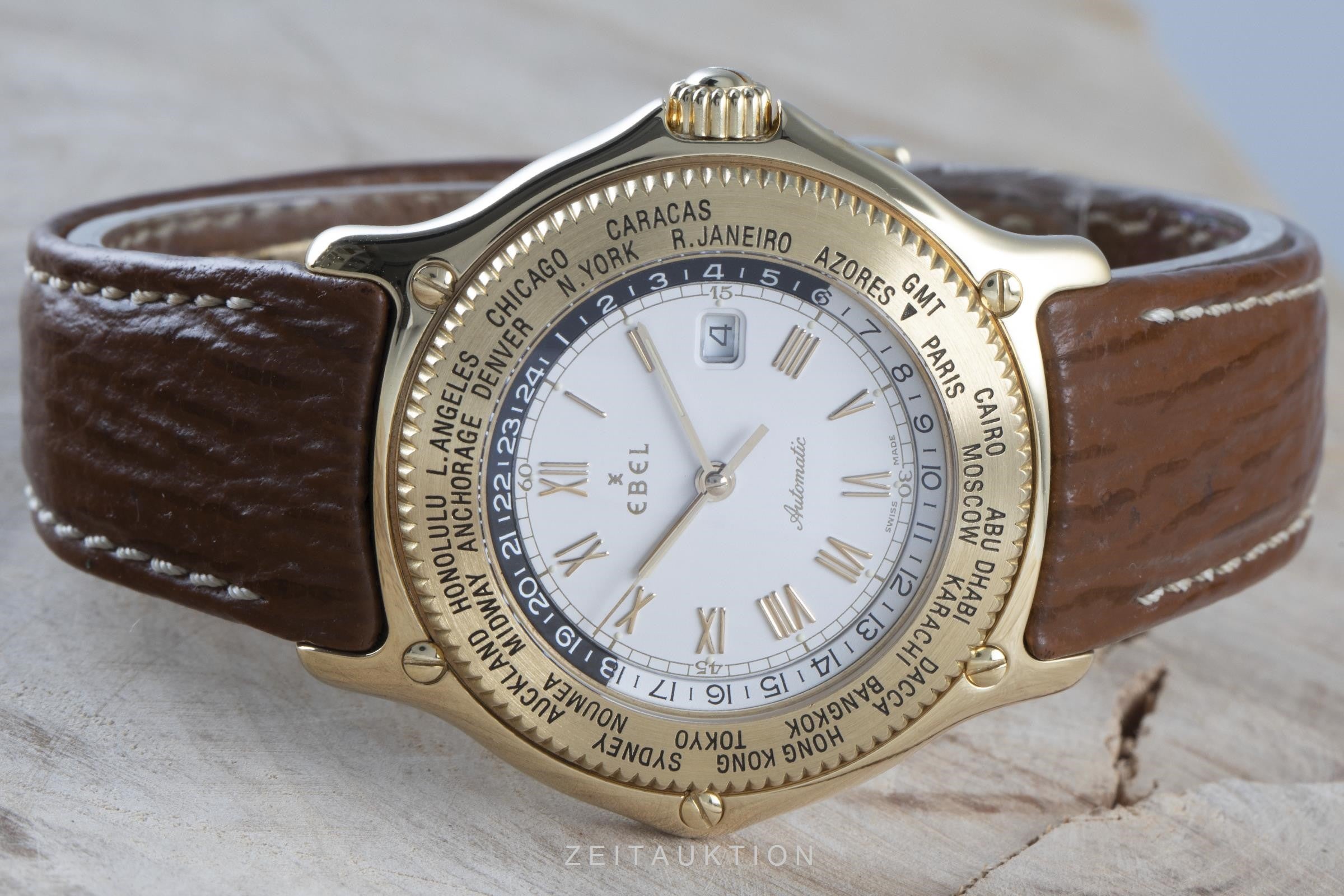 Ebel Voyager 18K (0,750) Gelbgold Automatik Herrenuhr Gold Ref. 8124913  [2103453]