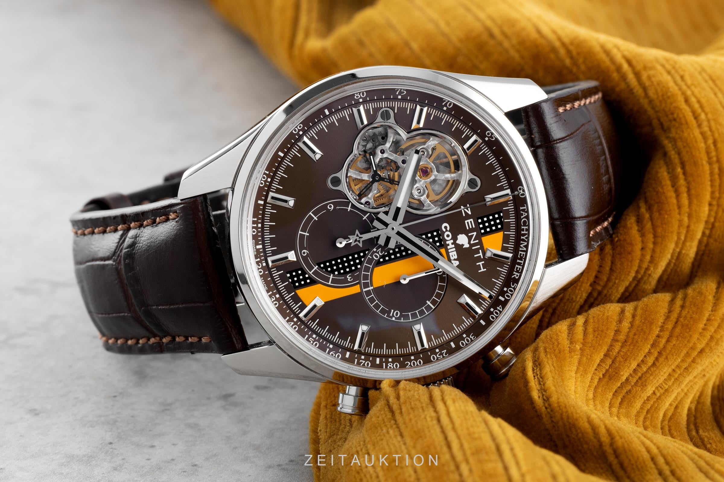 Zenith El Primero chronograph steel automatic Kal. 4061 Ref