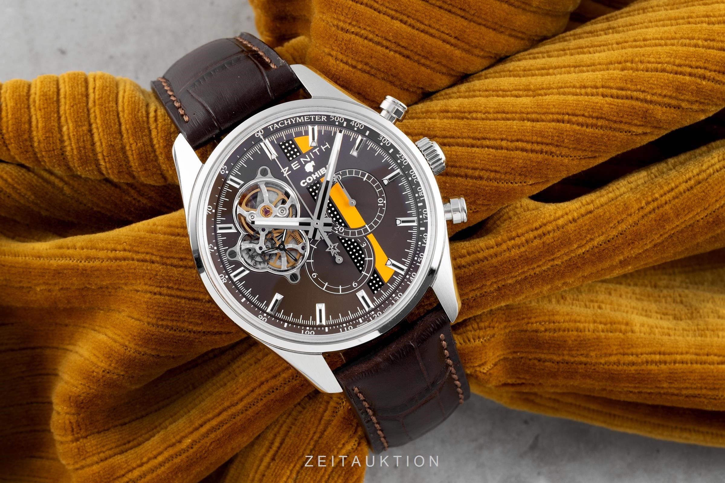 Zenith El Primero chronograph steel automatic 4061 Ref