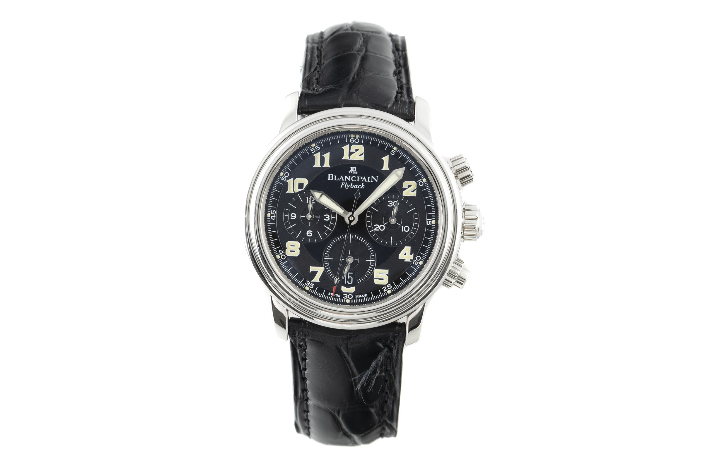 Blancpain Leman cronógrafo acero automático reloj para caballeros 2185F-1130  [2103511]