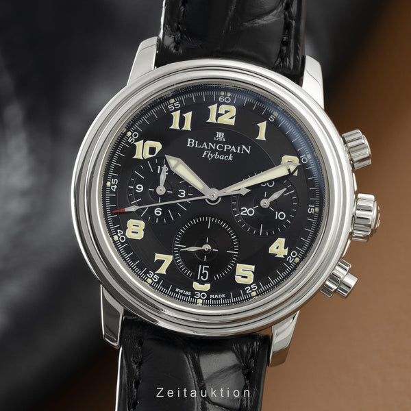 Blancpain Leman cronógrafo acero automático reloj para caballeros 2185F-1130  [2103511]