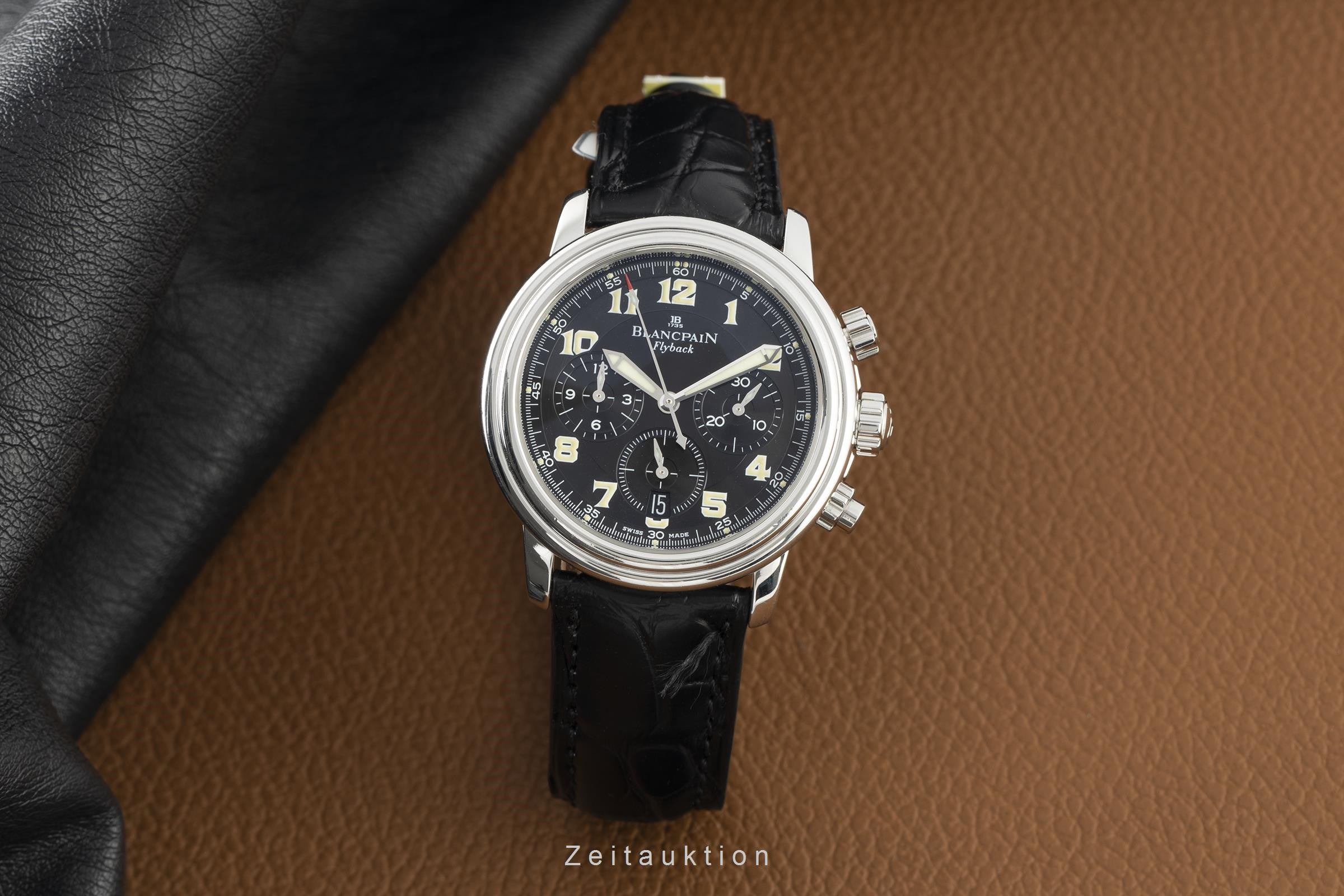 Blancpain Leman cronógrafo acero automático reloj para caballeros 2185F-1130  [2103511]