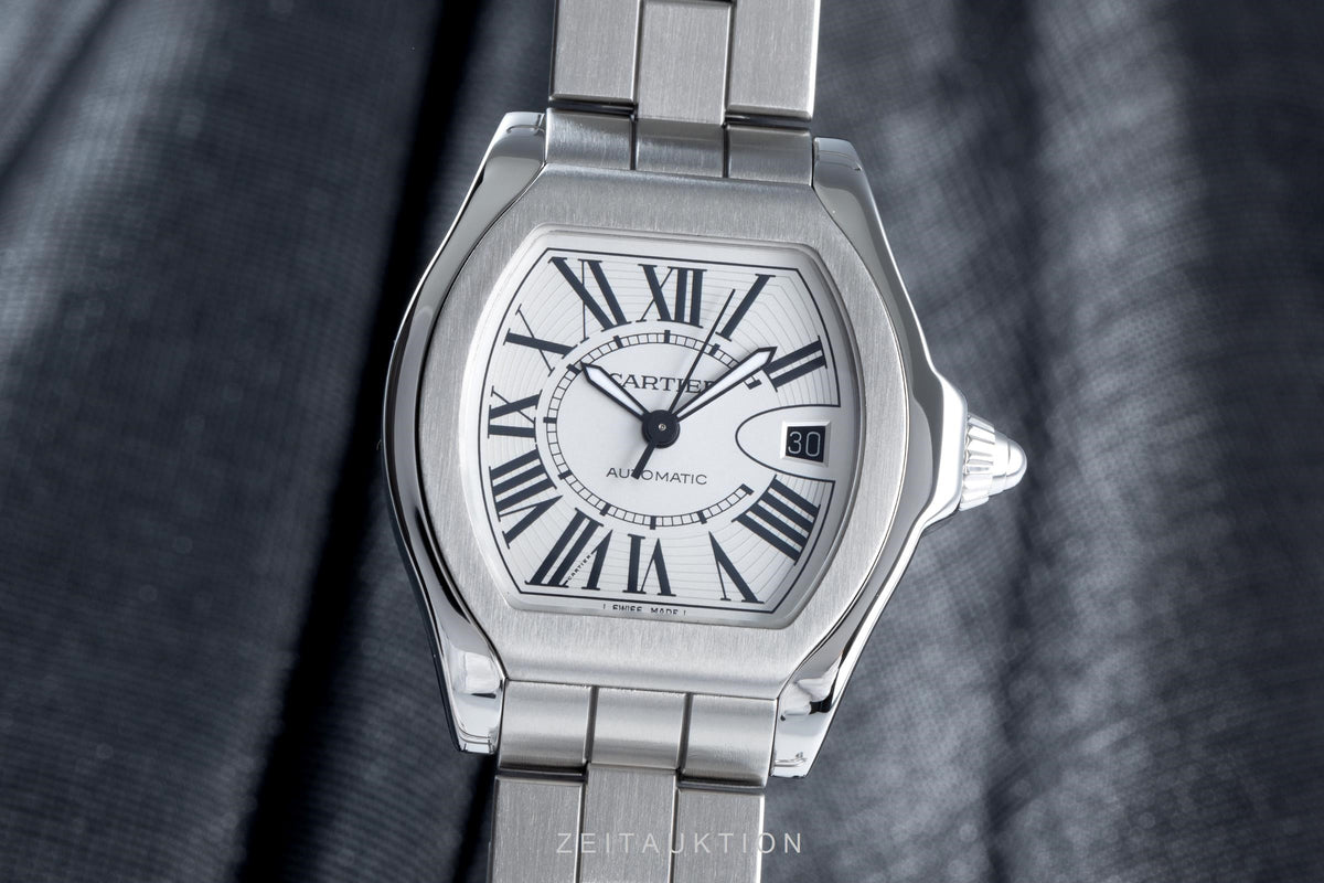 Cartier Roadster steel automatic men's watch 3312  [2103528]
