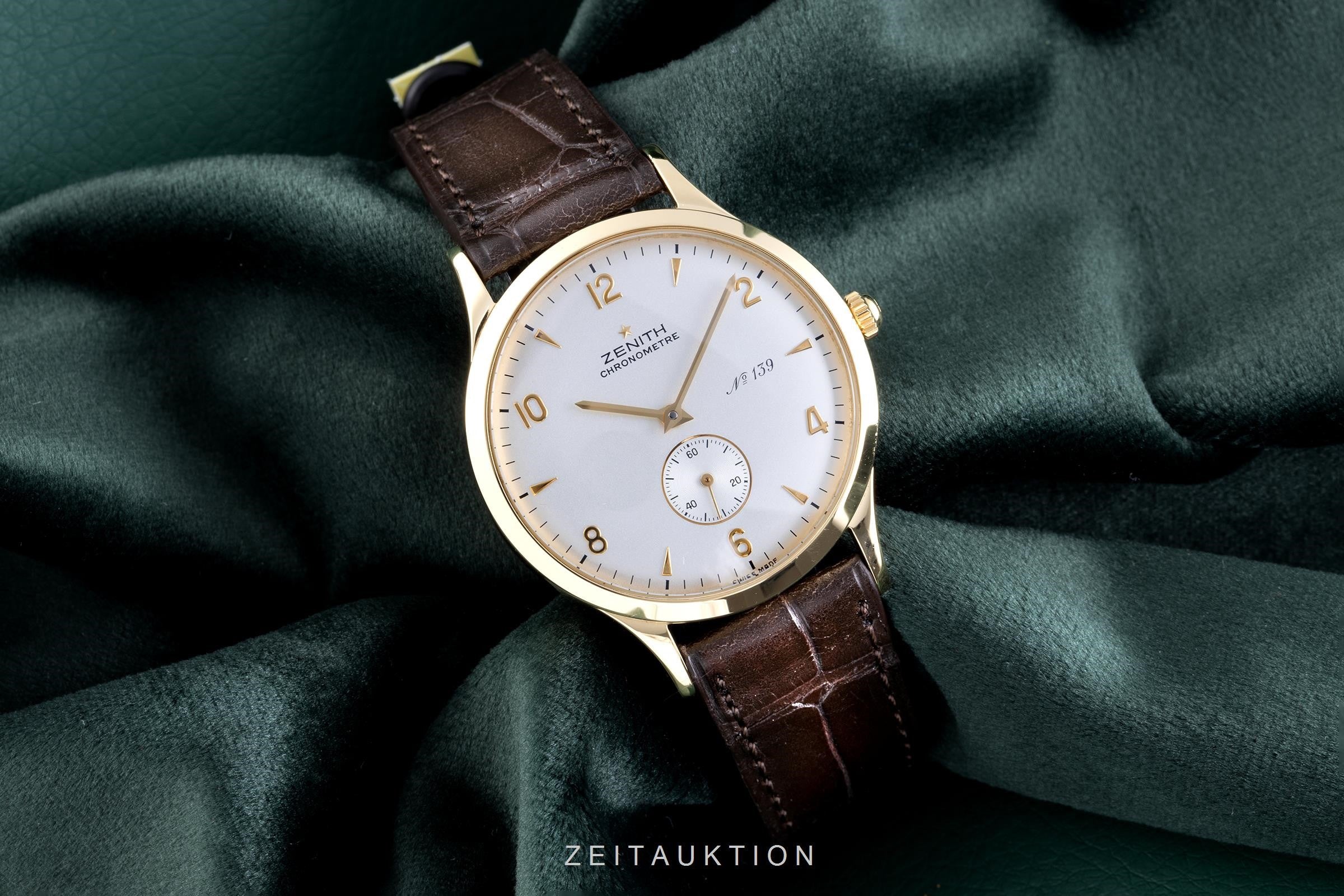 Zenith Prime oro 18 ct carica manuale orologio da uomo 30.1125.113 Limited  [2103644]