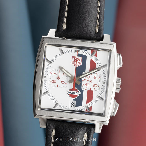 Tag Heuer Monaco chronograph steel automatic 17 CW2118