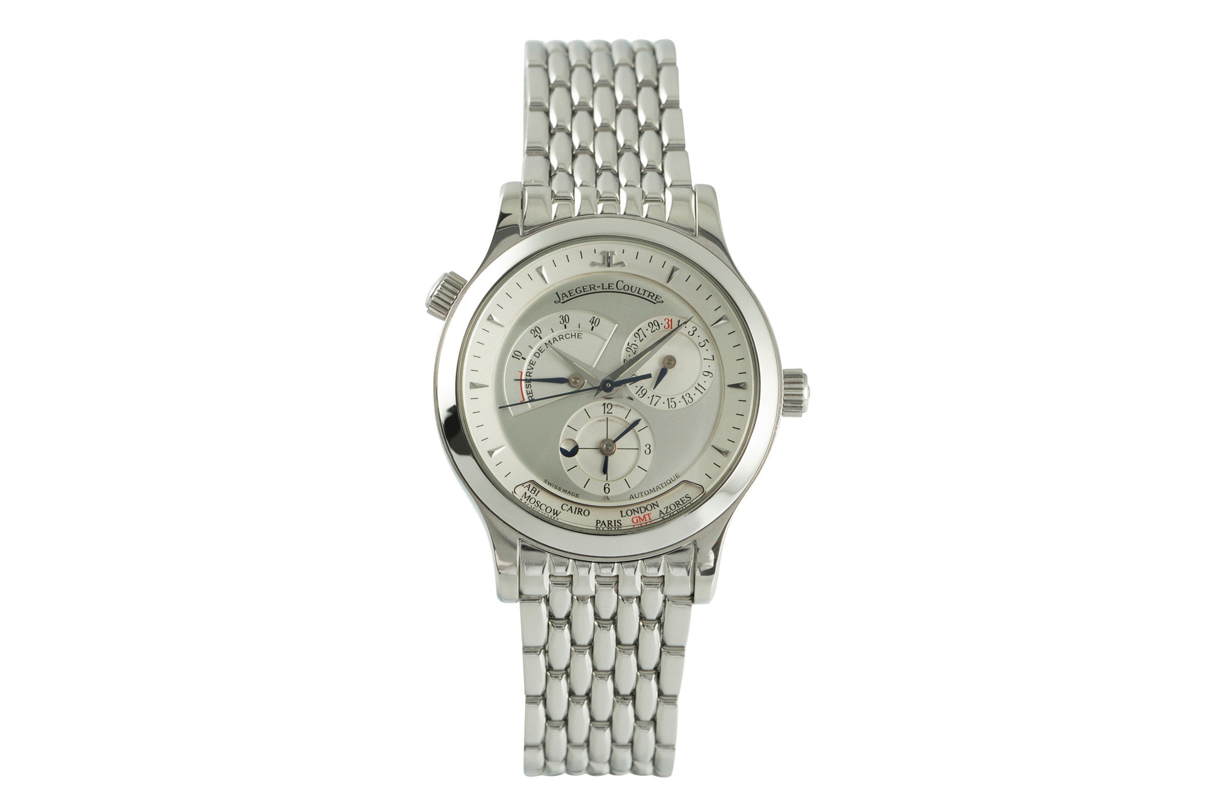 Jaeger LeCoultre Master Control steel automatic men's watch 142.8.92  [2103724]