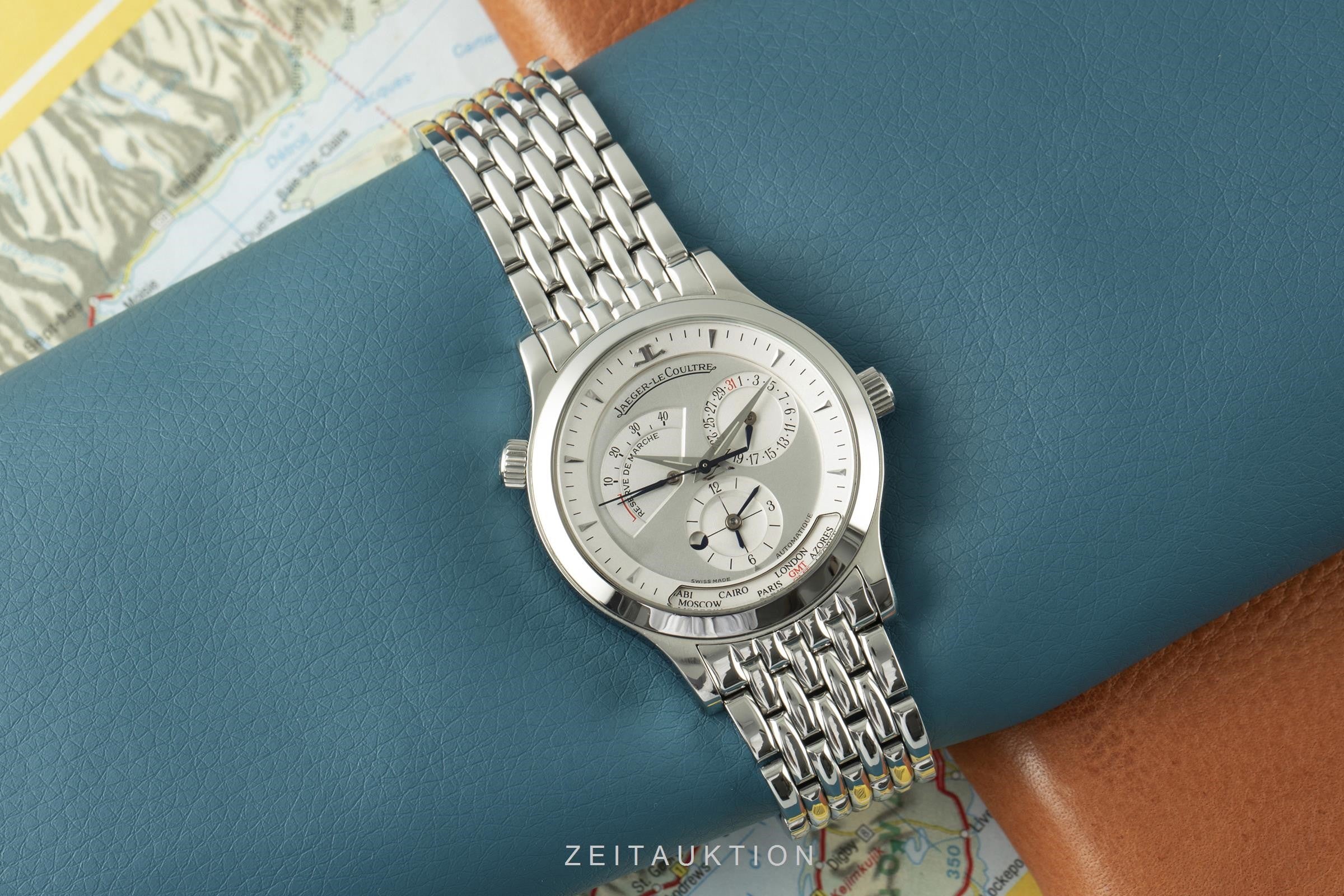 Jaeger LeCoultre Master Control steel automatic men's watch 142.8.92  [2103724]