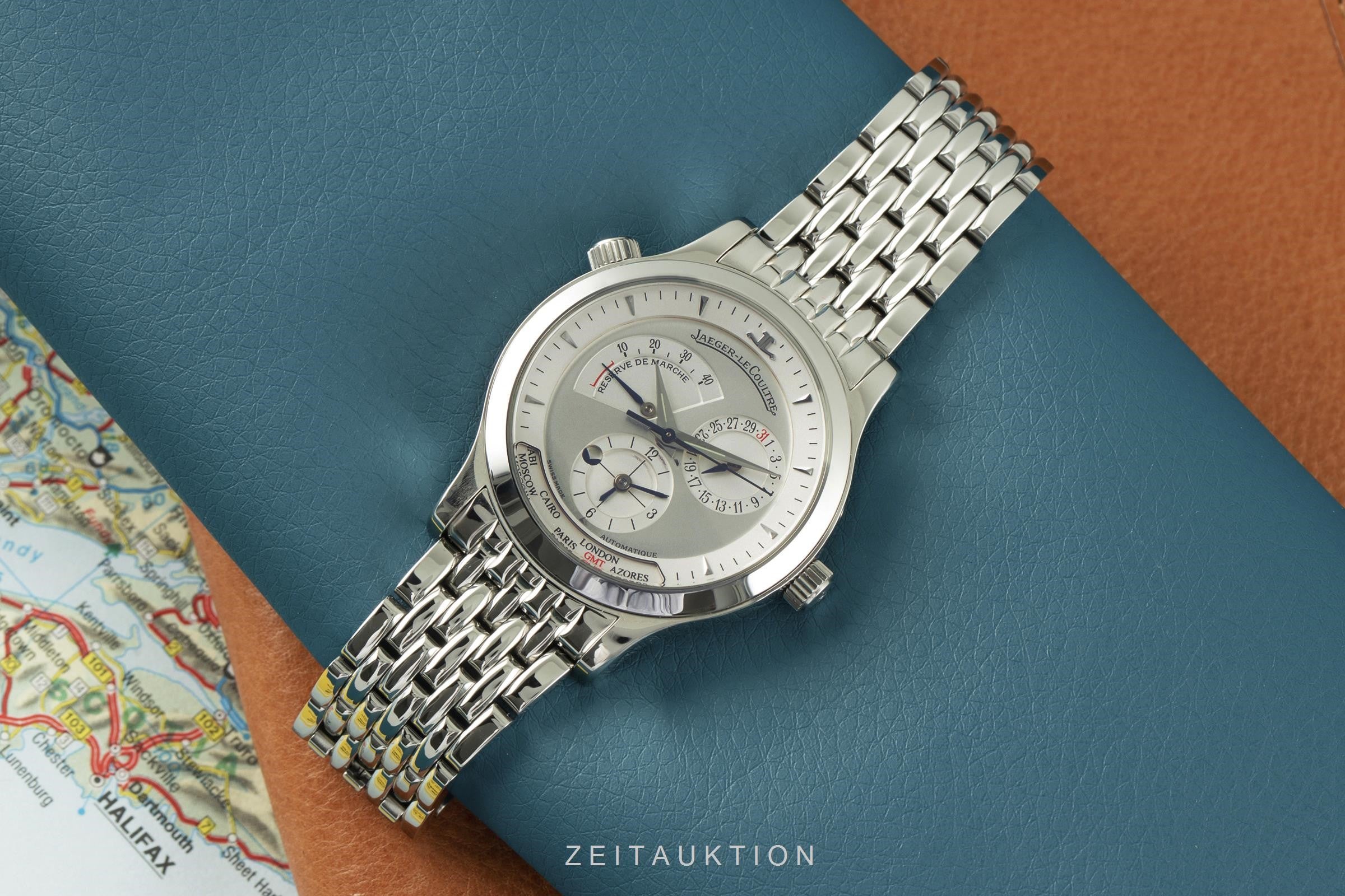 Jaeger LeCoultre Master Control steel automatic men's watch 142.8.92  [2103724]