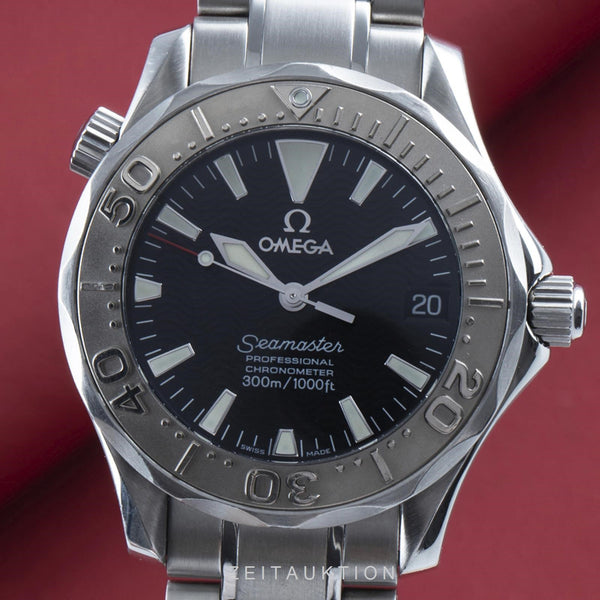 Omega Seamaster acciaio / oro bianco automatismo orologio da uomo 168.1643, 2236.50.00  [2103770]