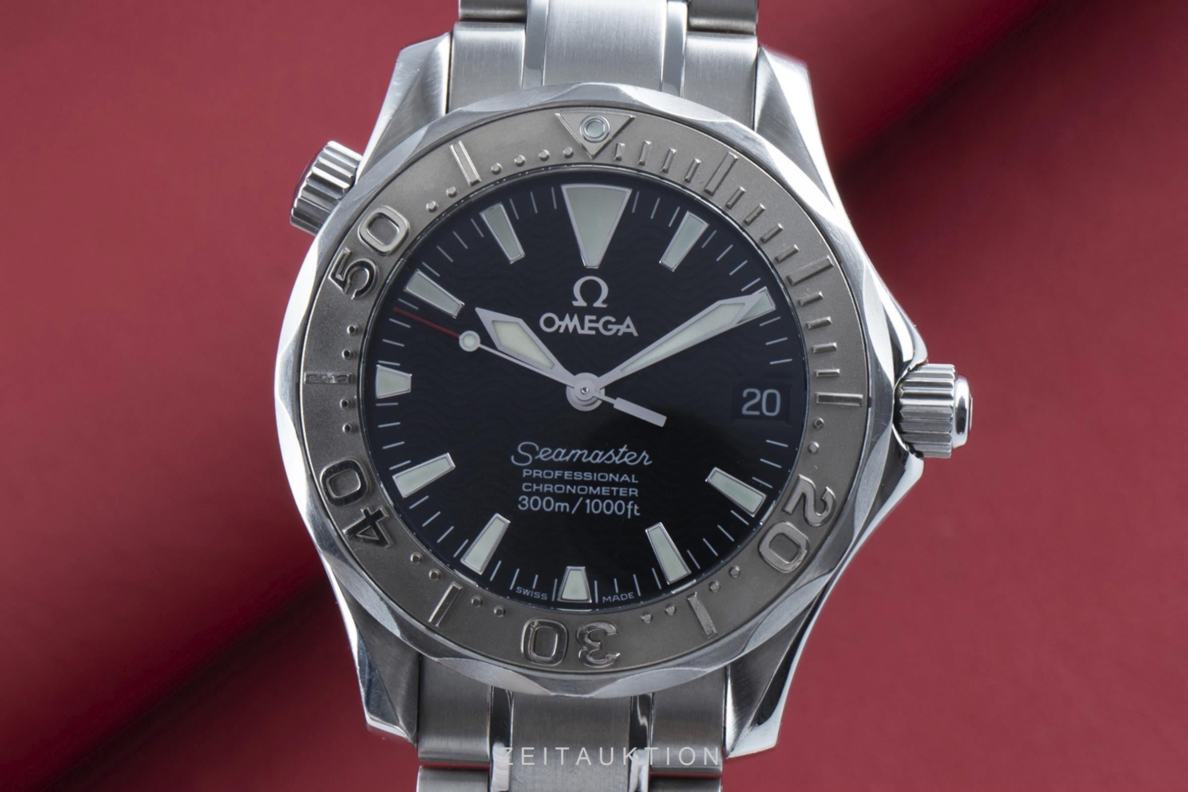 Omega Seamaster steel / white gold automatic men's watch 168.1643, 2236.50.00  [2103770]
