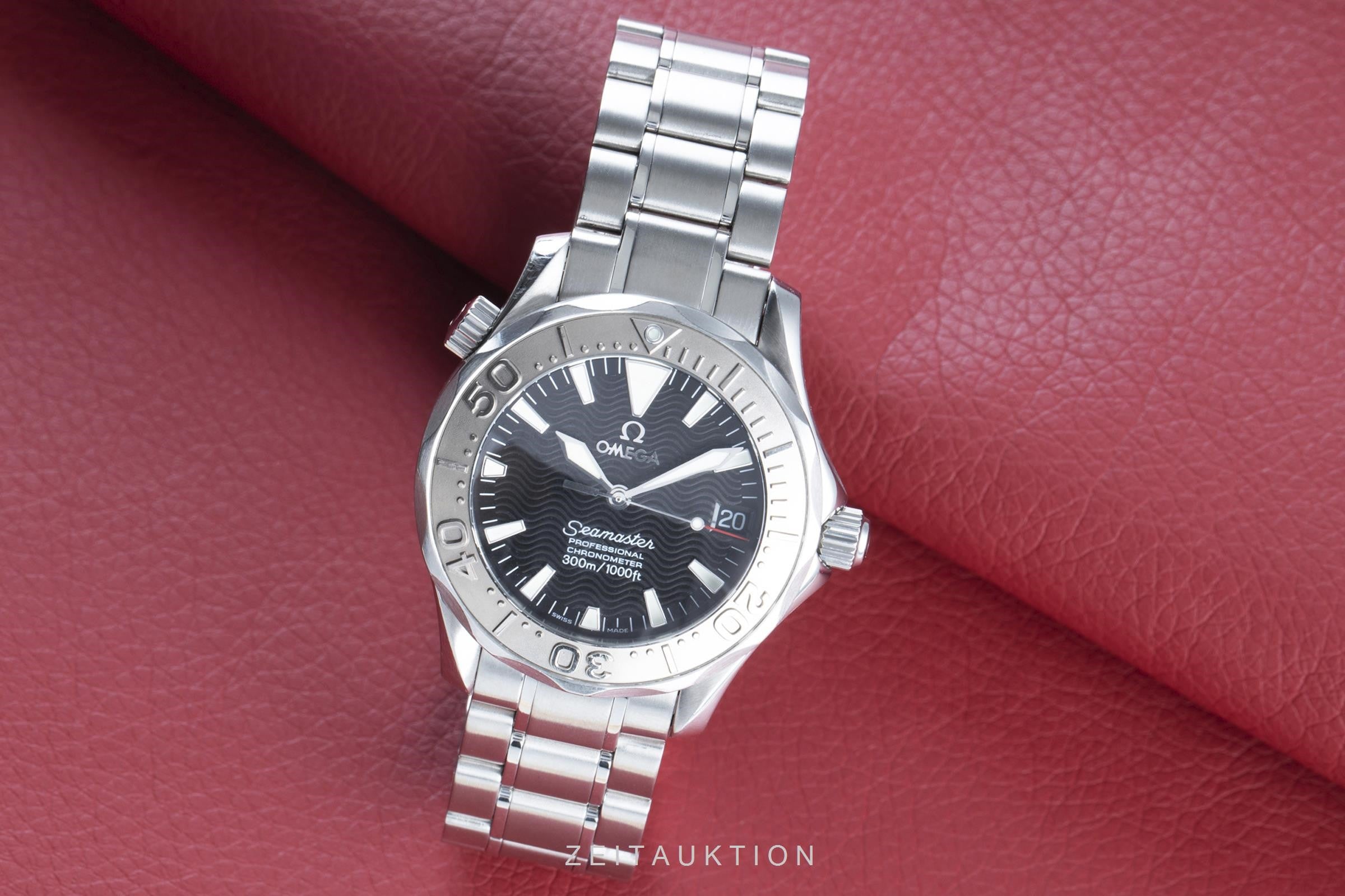 Omega Seamaster acciaio / oro bianco automatismo orologio da uomo 168.1643, 2236.50.00  [2103770]