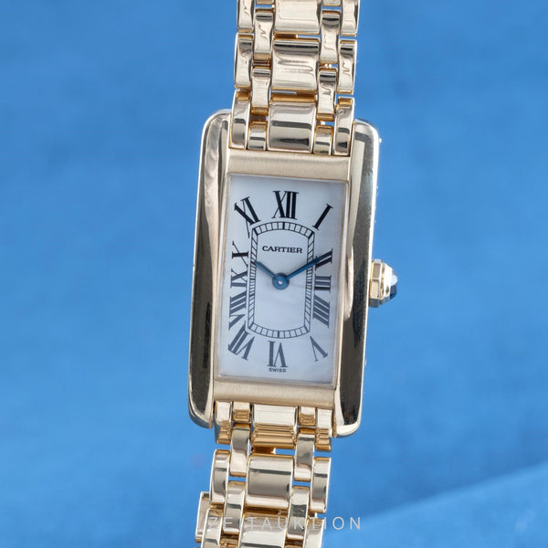 Cartier Tank Américaine 18K (0,750) Gelbgold Damenuhr Gold Ref. 1710 Klassiker [2103791]