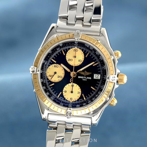 Breitling Chronomat chronograph steel / gold automatic men's watch B13048  [2103803]