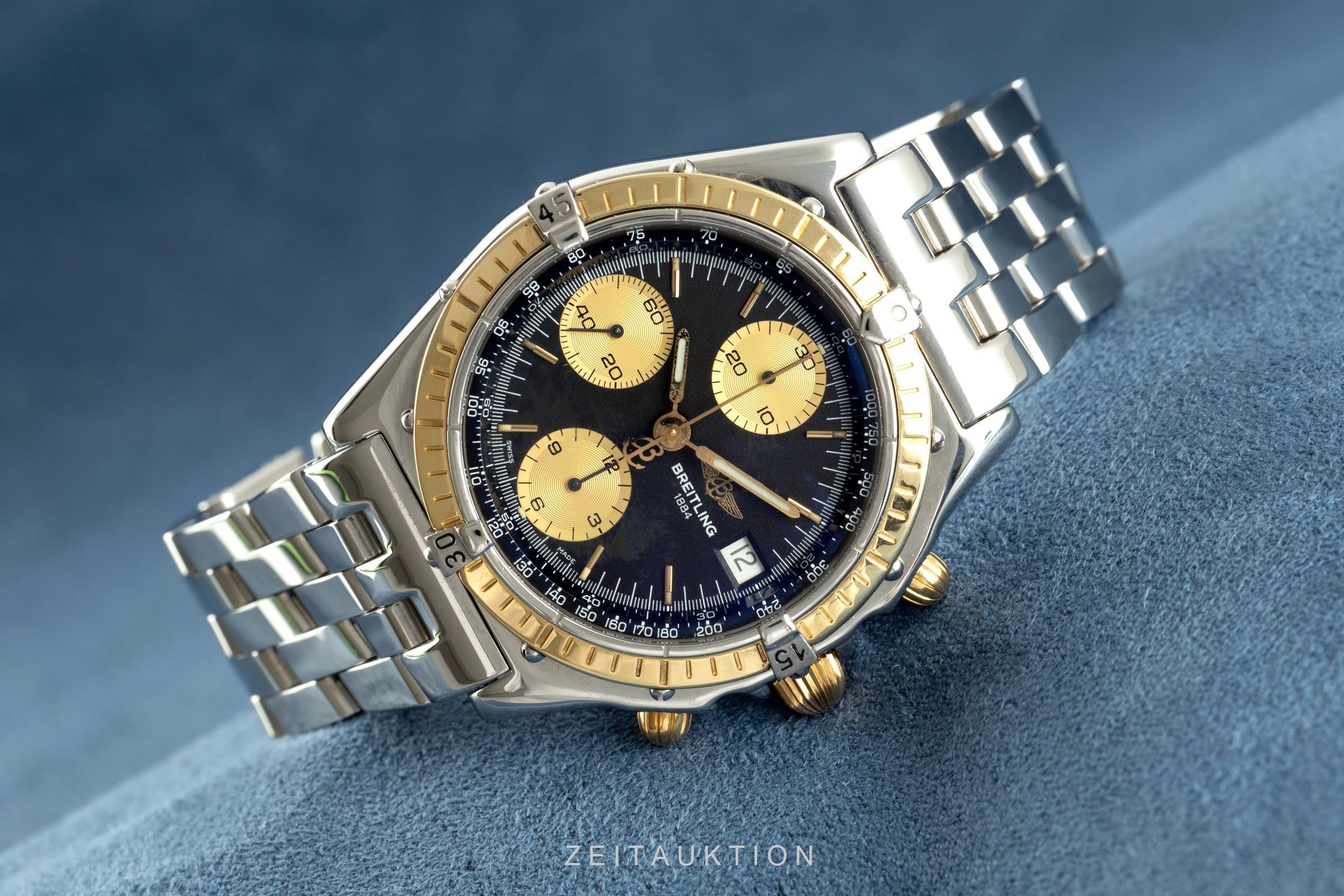 Breitling Chronomat chronograph steel / gold automatic men's watch B13048  [2103803]