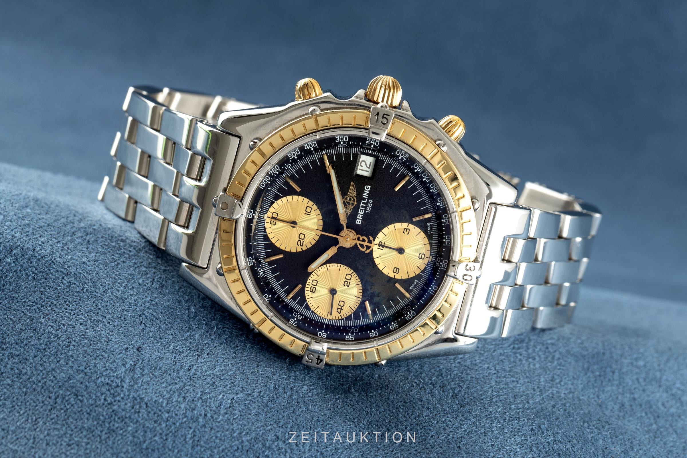 Breitling Chronomat chronograph steel / gold automatic men's watch B13048  [2103803]