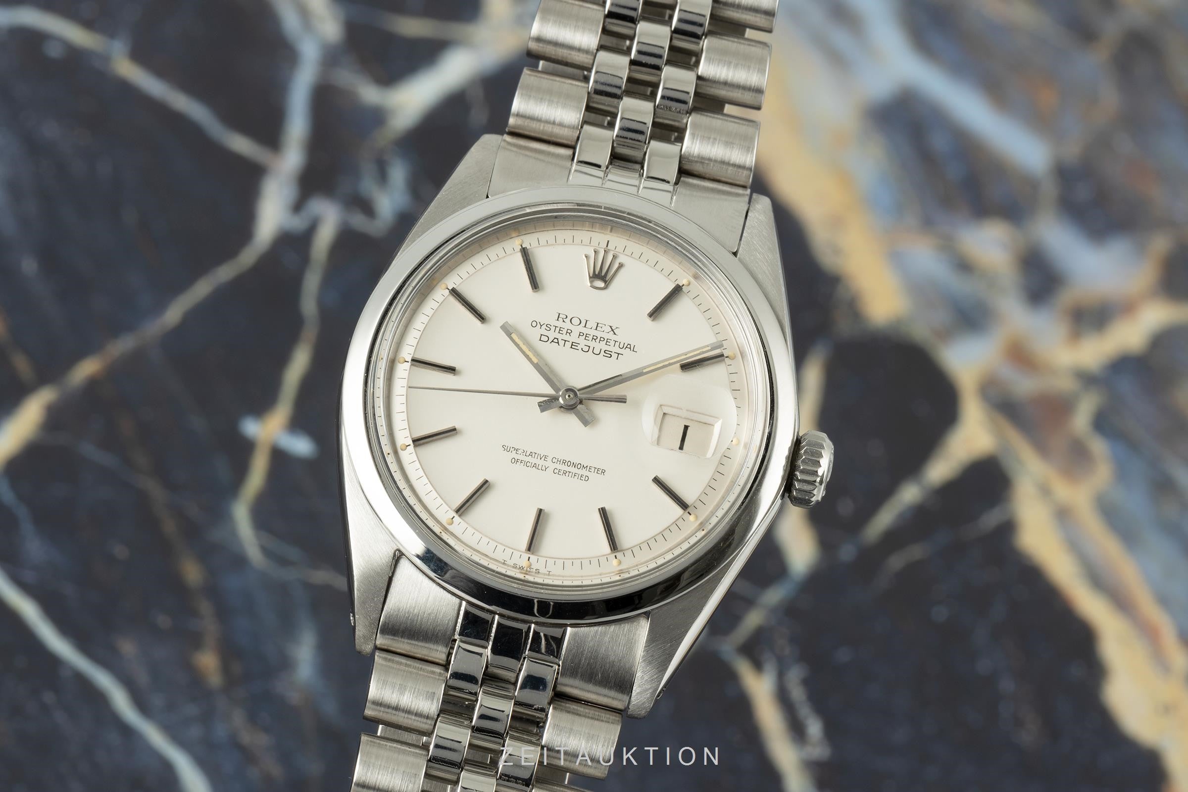 Rolex Datejust acero automático reloj para caballeros 1600 Vintage  [2103906]