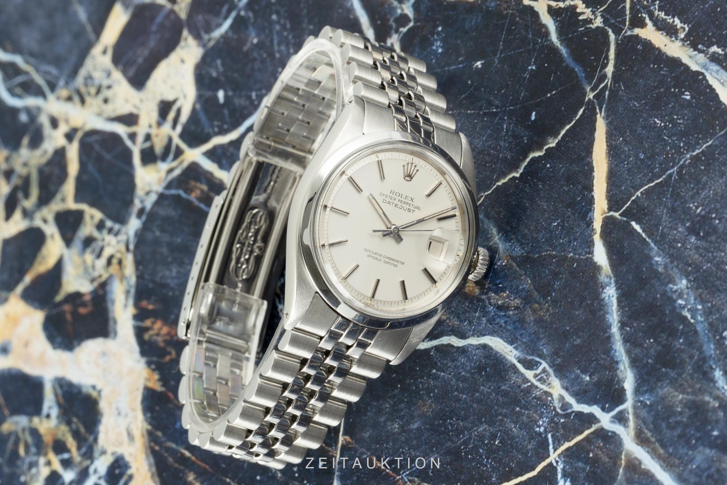 Rolex Datejust acciaio automatismo orologio da uomo 1600 Vintage  [2103906]
