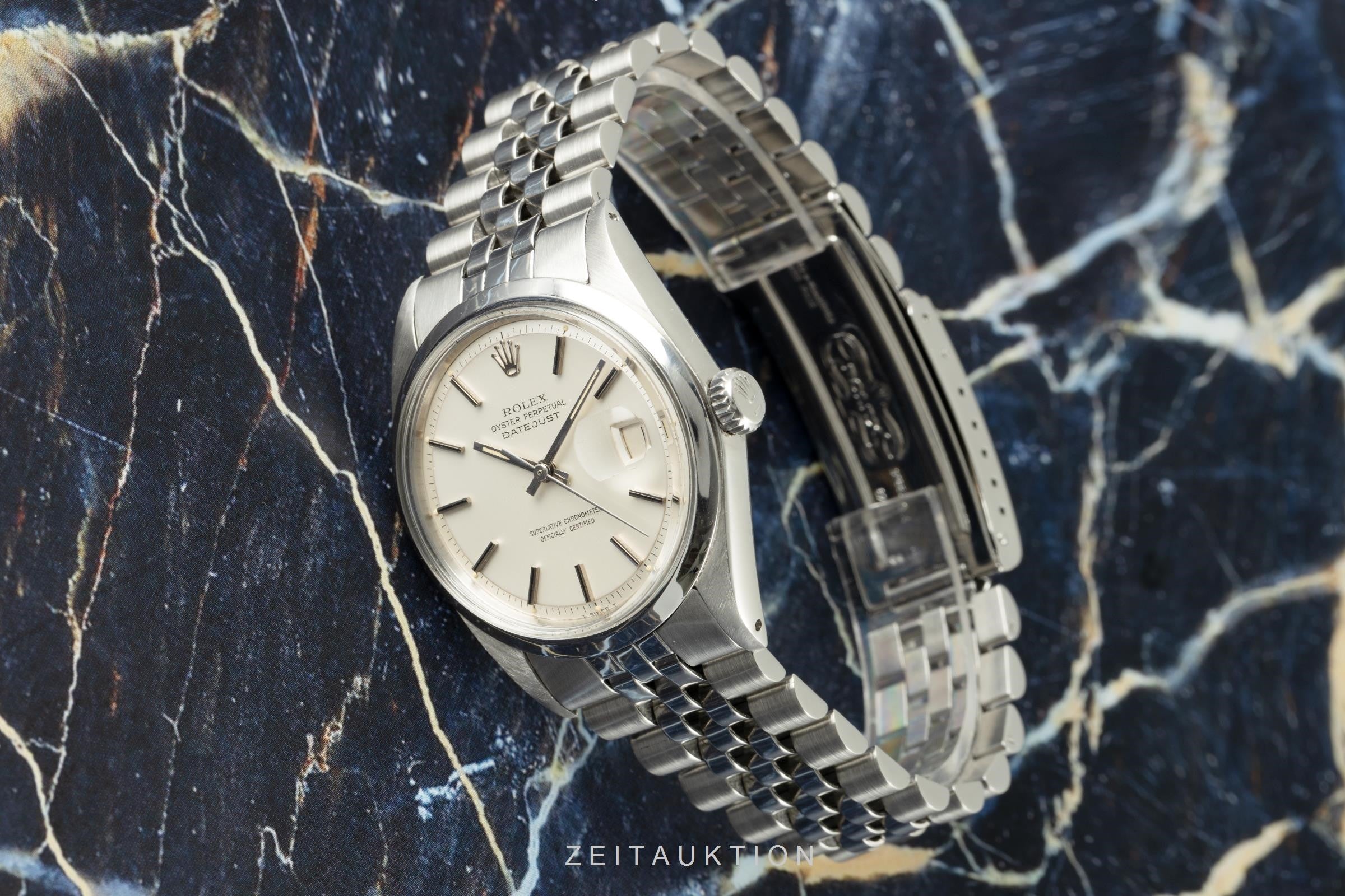 Rolex Datejust acciaio automatismo orologio da uomo 1600 Vintage  [2103906]