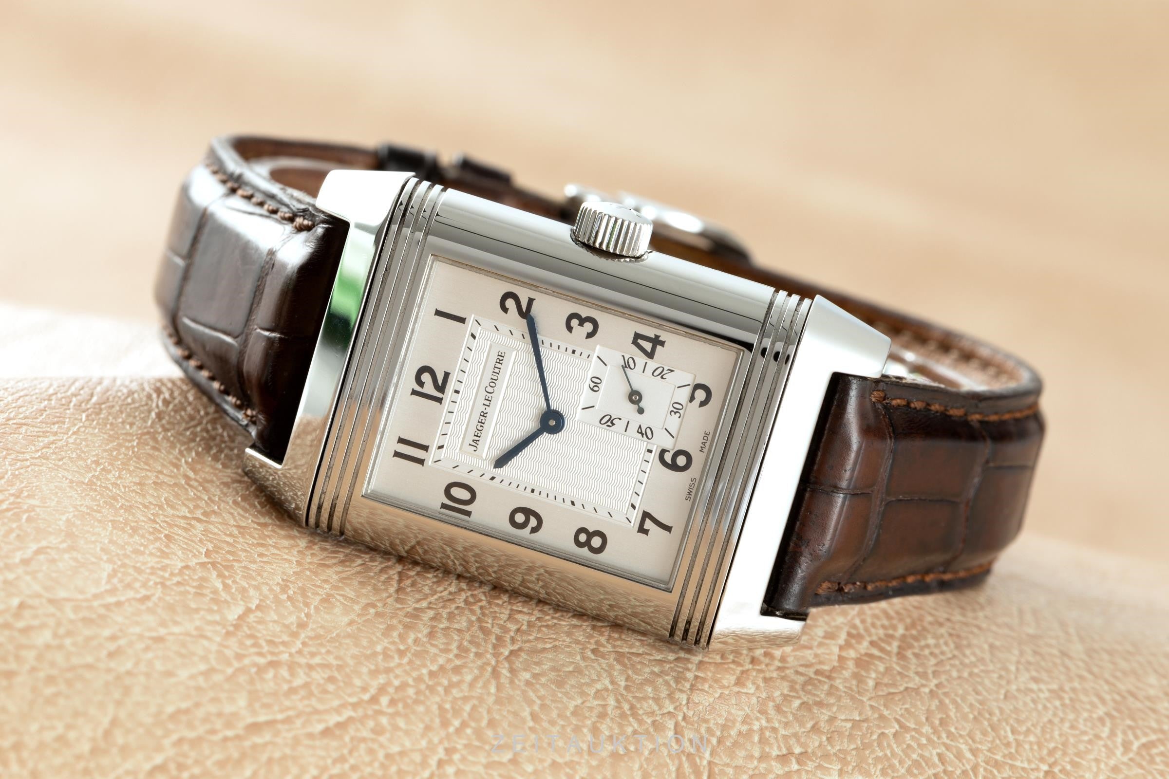 Jaeger LeCoultre Reverso acier à remontage manuel montre pour hommes 240.8.14  [2103947]