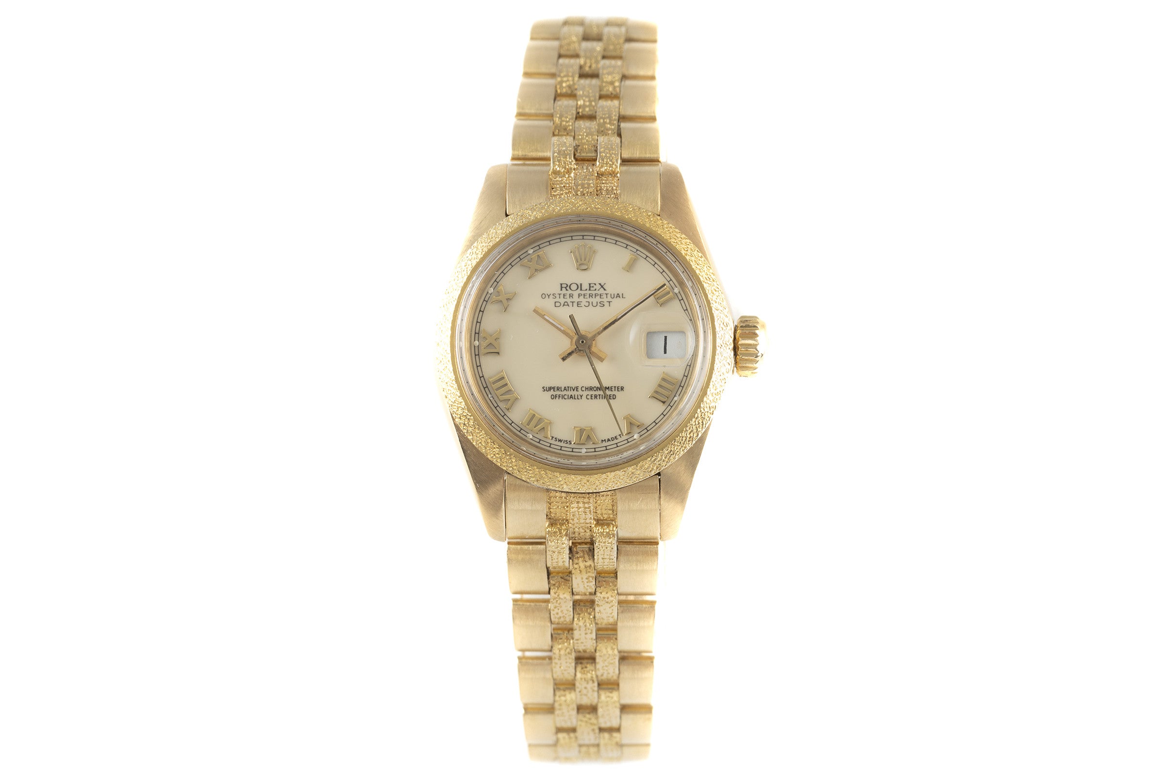 Rolex Lady Datejust 18K Gold Automatik Damenuhr Oyster Perpetual Ref. 6901  [2103991]