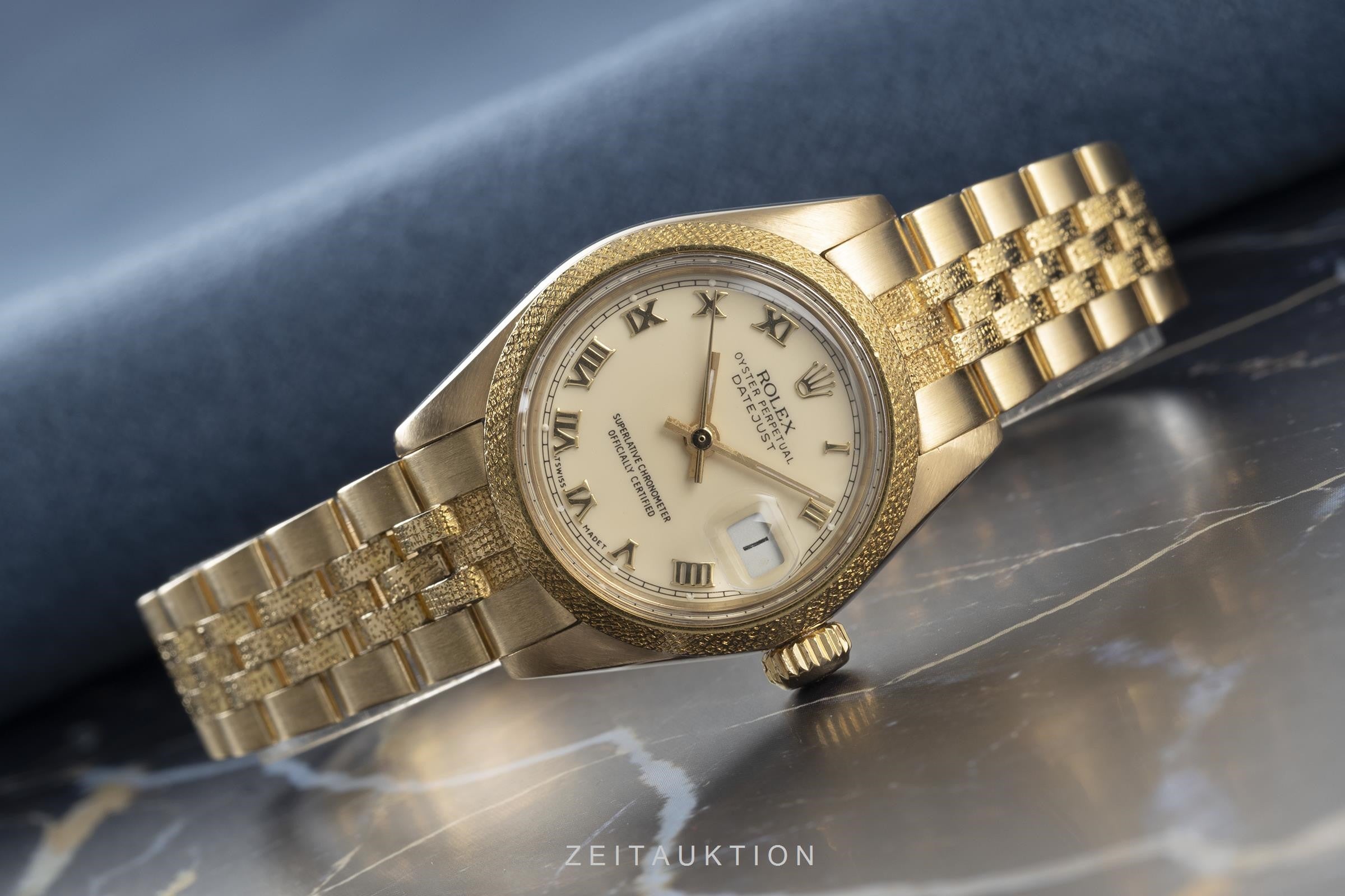 Rolex Lady Datejust 18K Gold Automatik Damenuhr Oyster Perpetual Ref. 6901  [2103991]