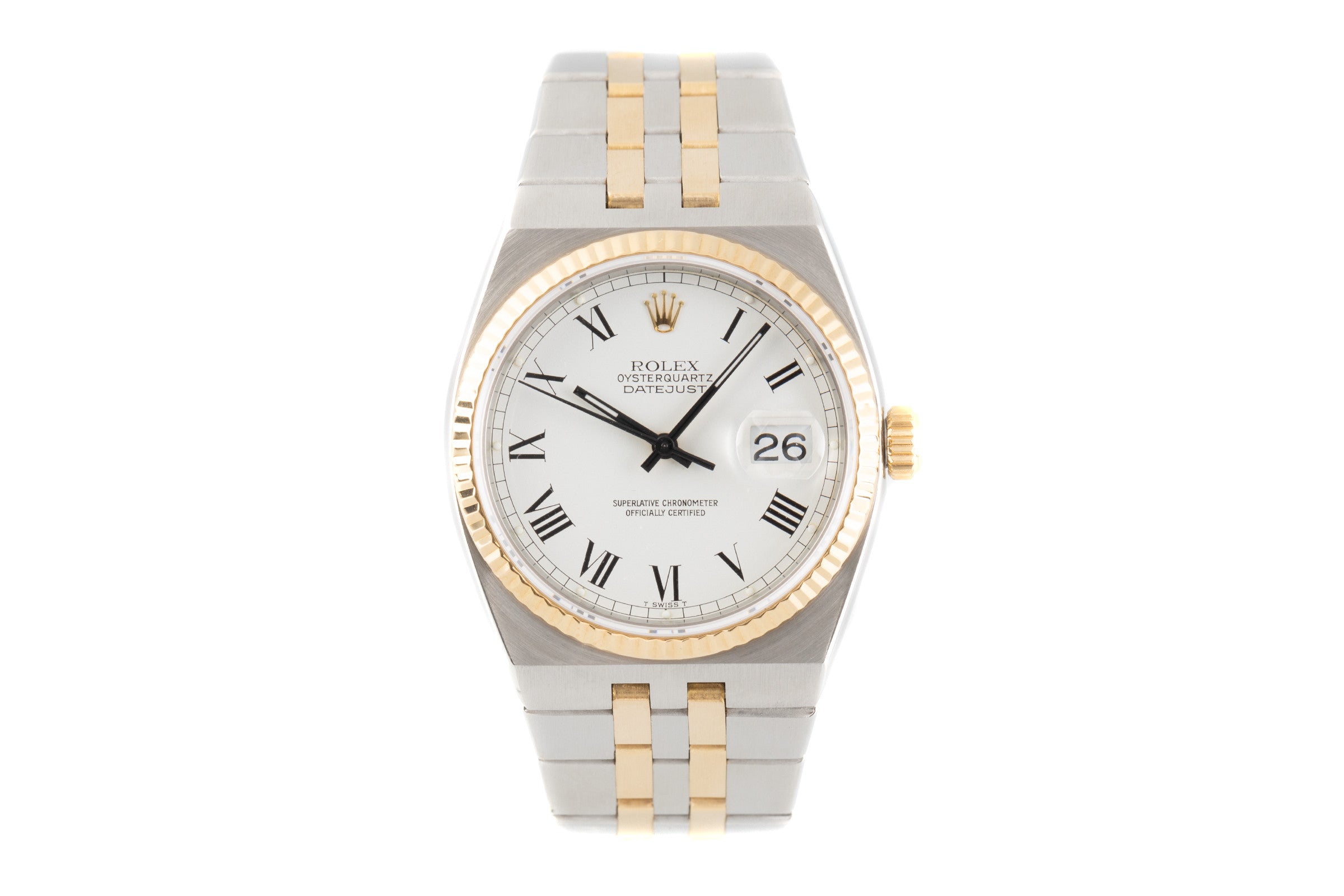 Rolex Datejust Oysterquarz 36 Stahl / Gold Herrenuhr Ref. 17013 Klassiker [2104070]