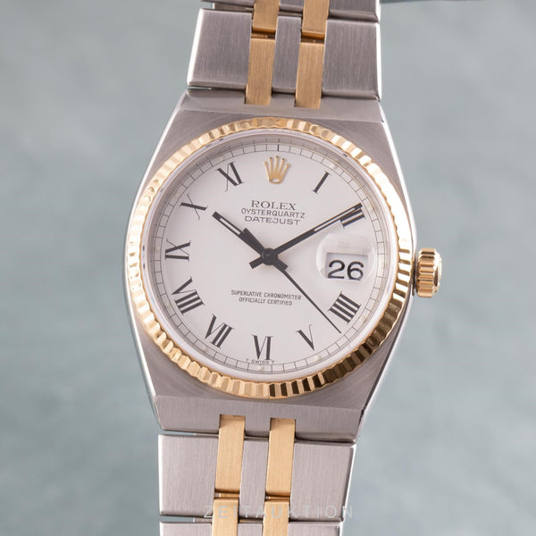 Rolex Datejust Oysterquarz 36 Stahl / Gold Herrenuhr Ref. 17013 Klassiker [2104070]