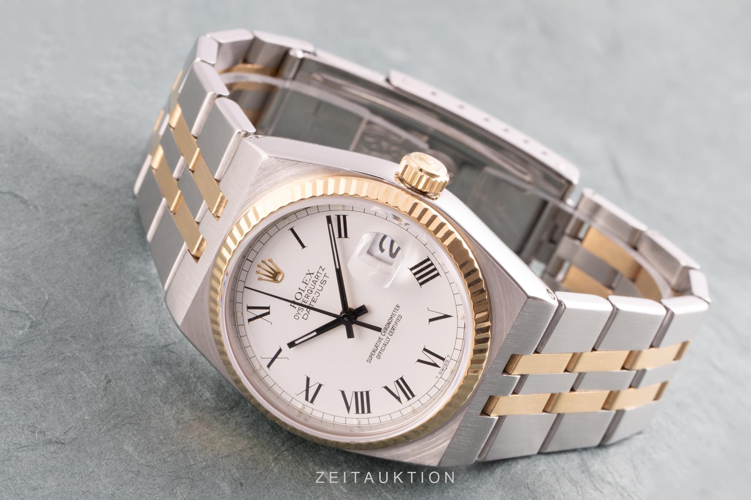 Rolex Datejust Oysterquarz 36 Stahl / Gold Herrenuhr Ref. 17013 Klassiker [2104070]