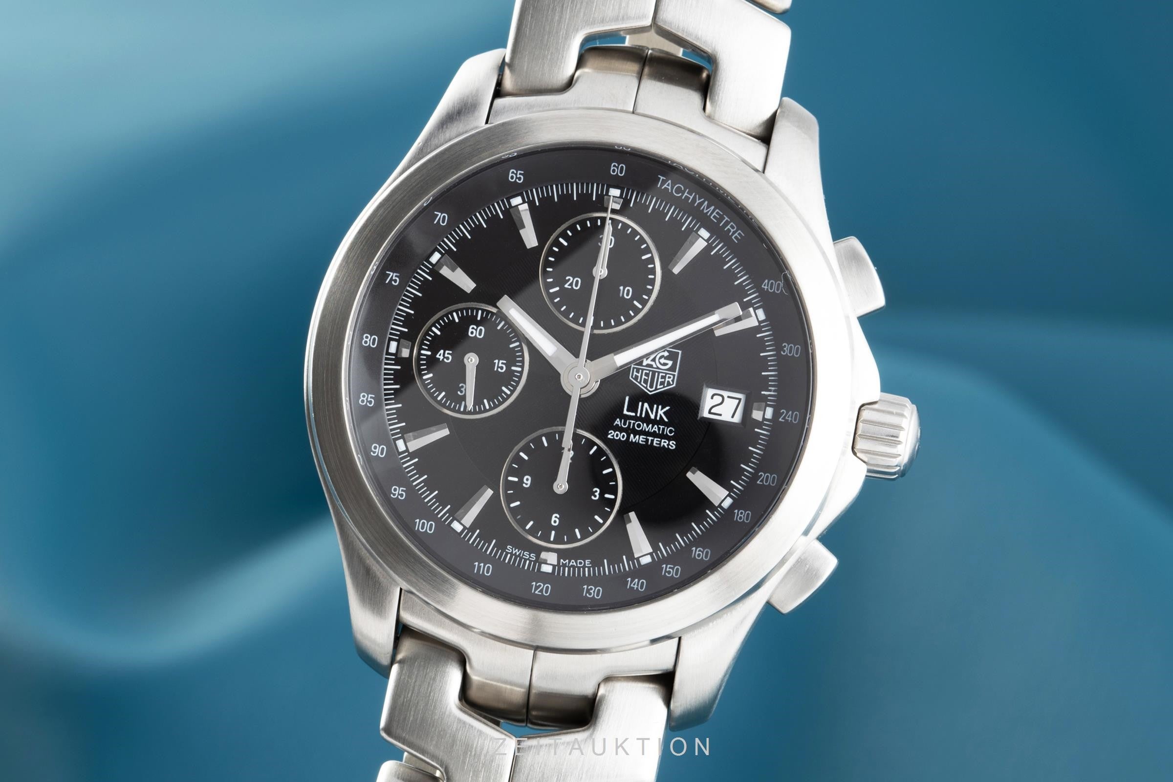 Tag Heuer Link chronograph steel automatic Kal. 16 Ref