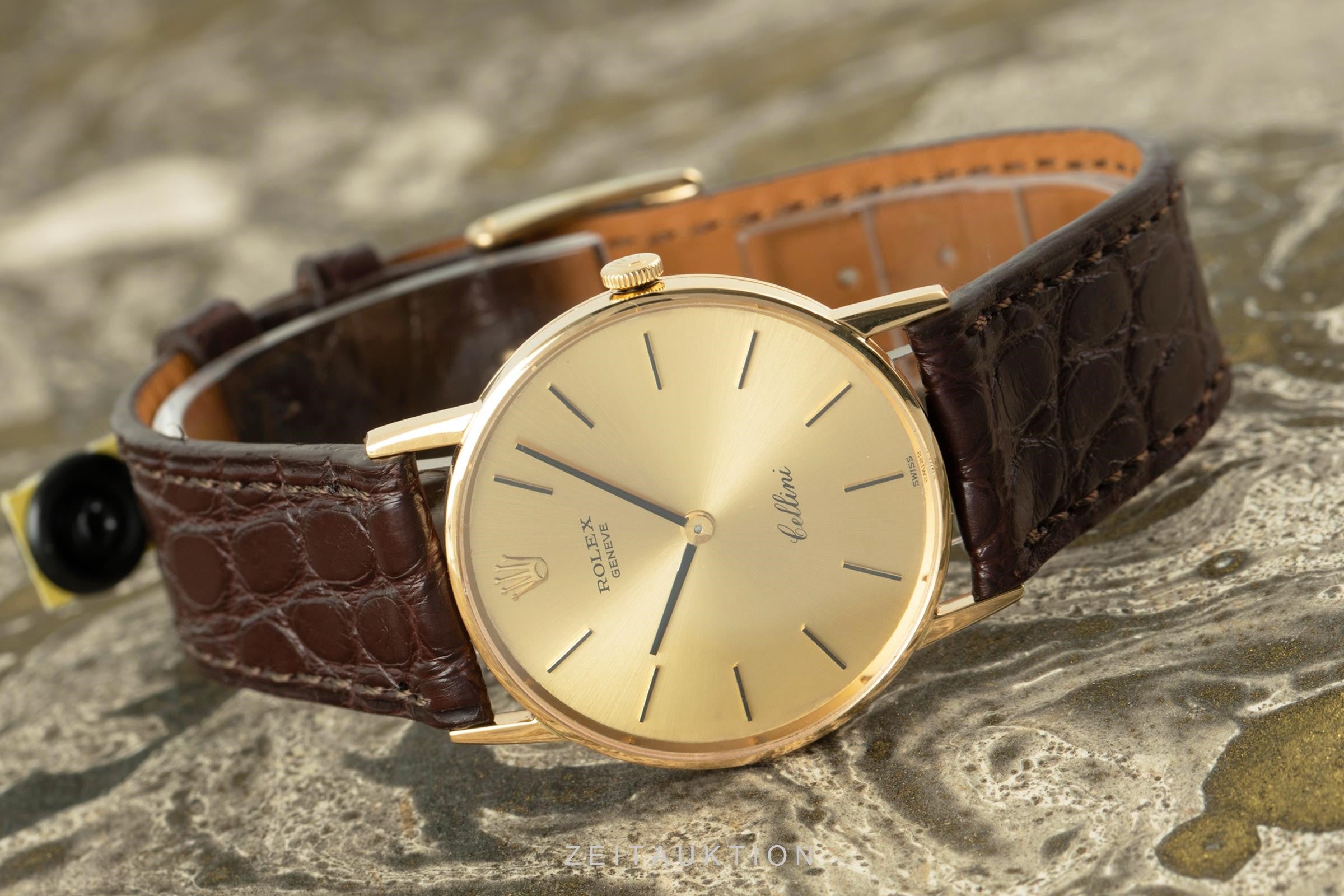 Rolex Cellini oro 18 ct carica manuale unisex 3945 Vintage  [2104139]