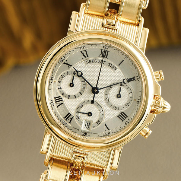 Breguet Marine chronograph 18 ct gold automatic men's watch 3460BA/12/A90  [2104236]