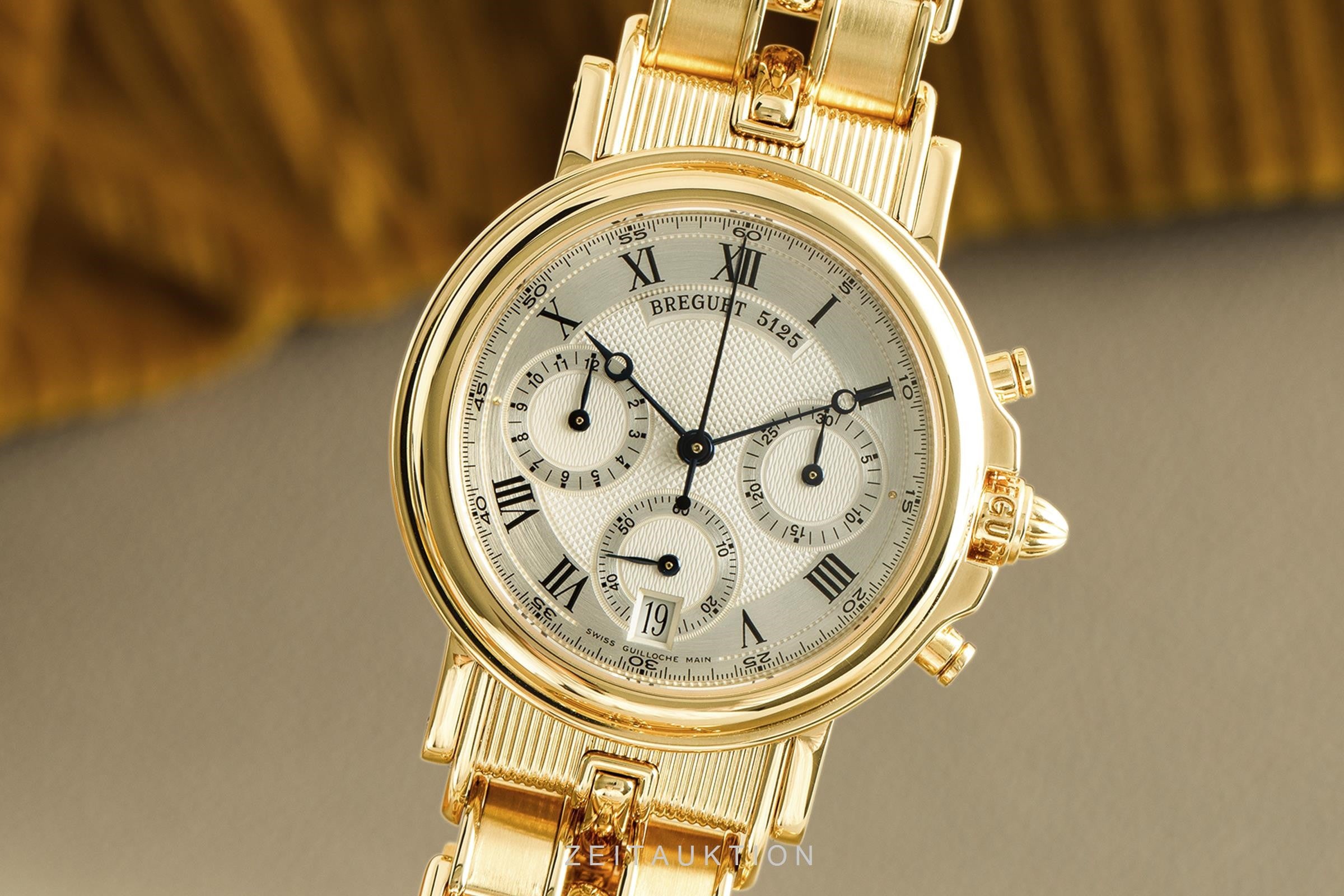 Breguet Marine cronógrafo oro de 18 quilates automático reloj para caballeros 3460BA/12/A90  [2104236]