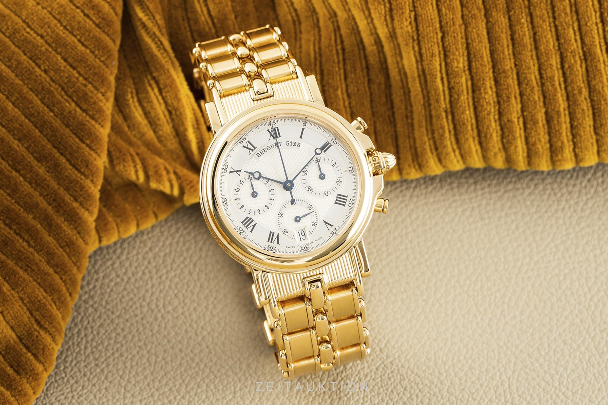 Breguet Marine chronograph 18 ct gold automatic men's watch 3460BA/12/A90  [2104236]