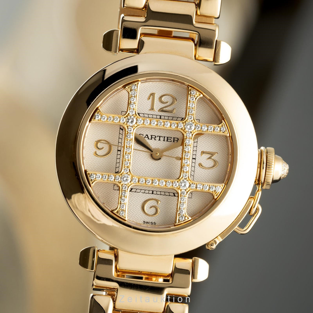 Cartier Pasha 18 ct gold automatic 120 2399 2104282