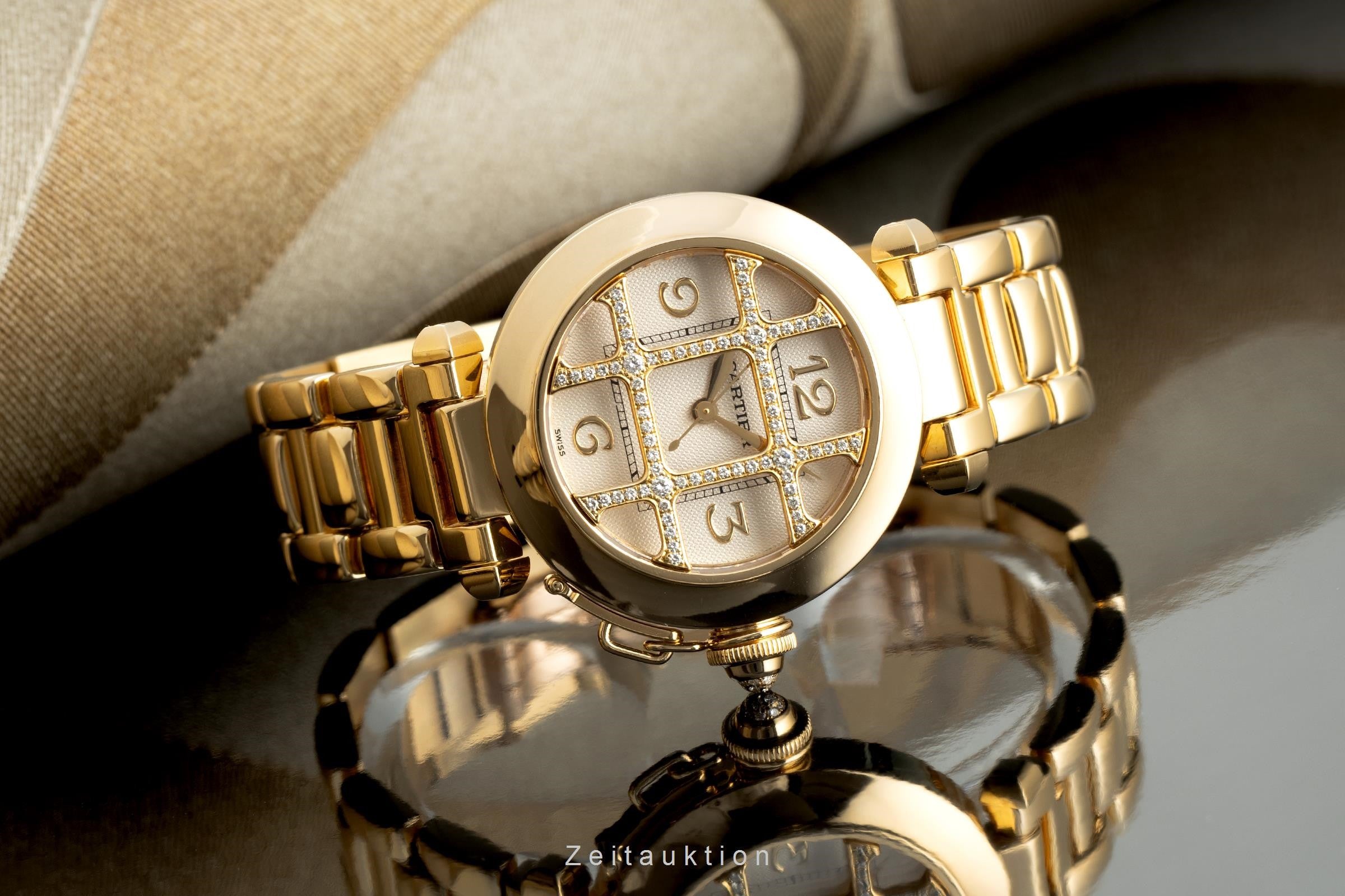 Pasha Watches Cartier Pasha Mit Gitter ✓Cartier Pasha Gitter 38mm