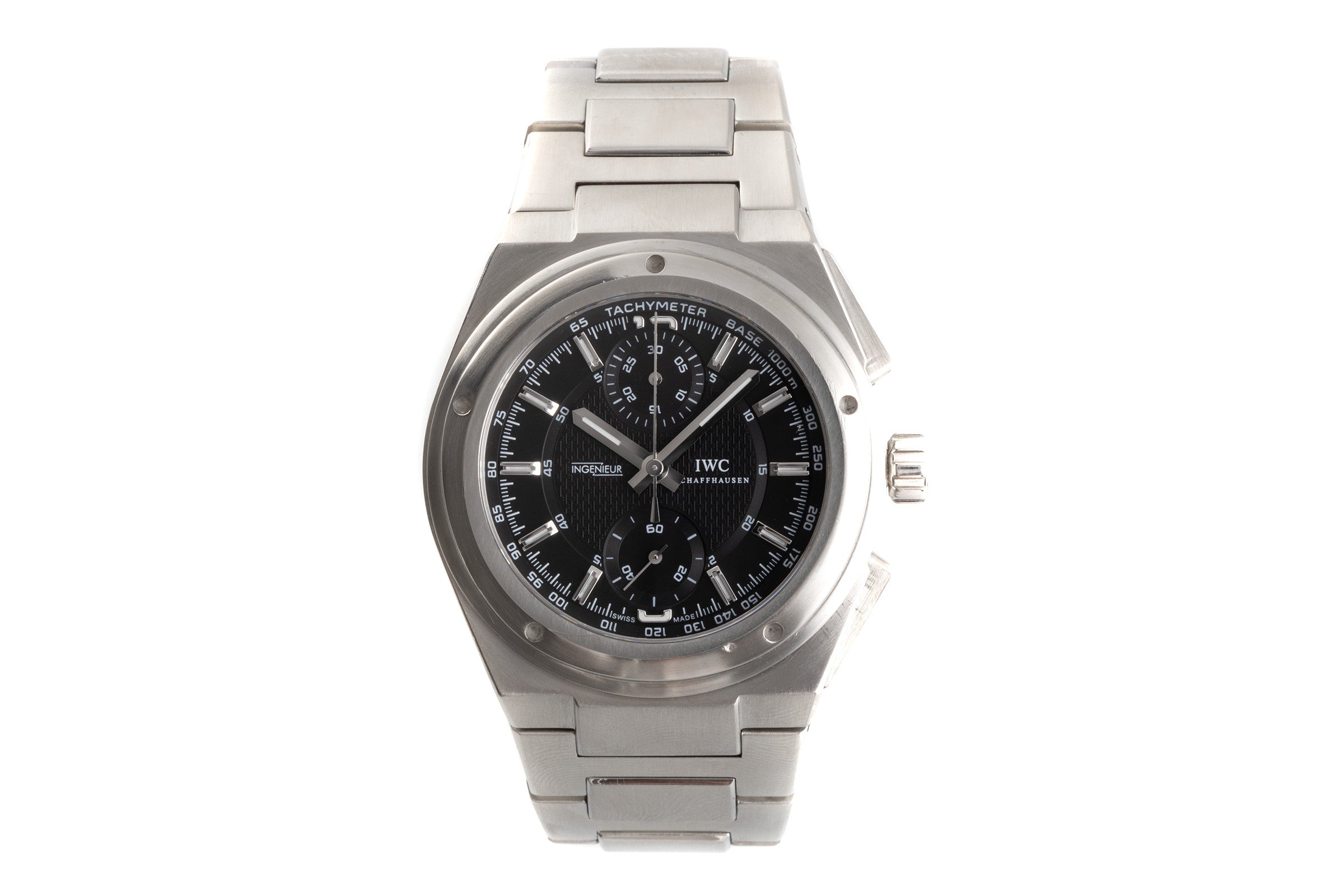 IWC Ingenieur chronograph steel automatic men's watch 3725  [2104355]