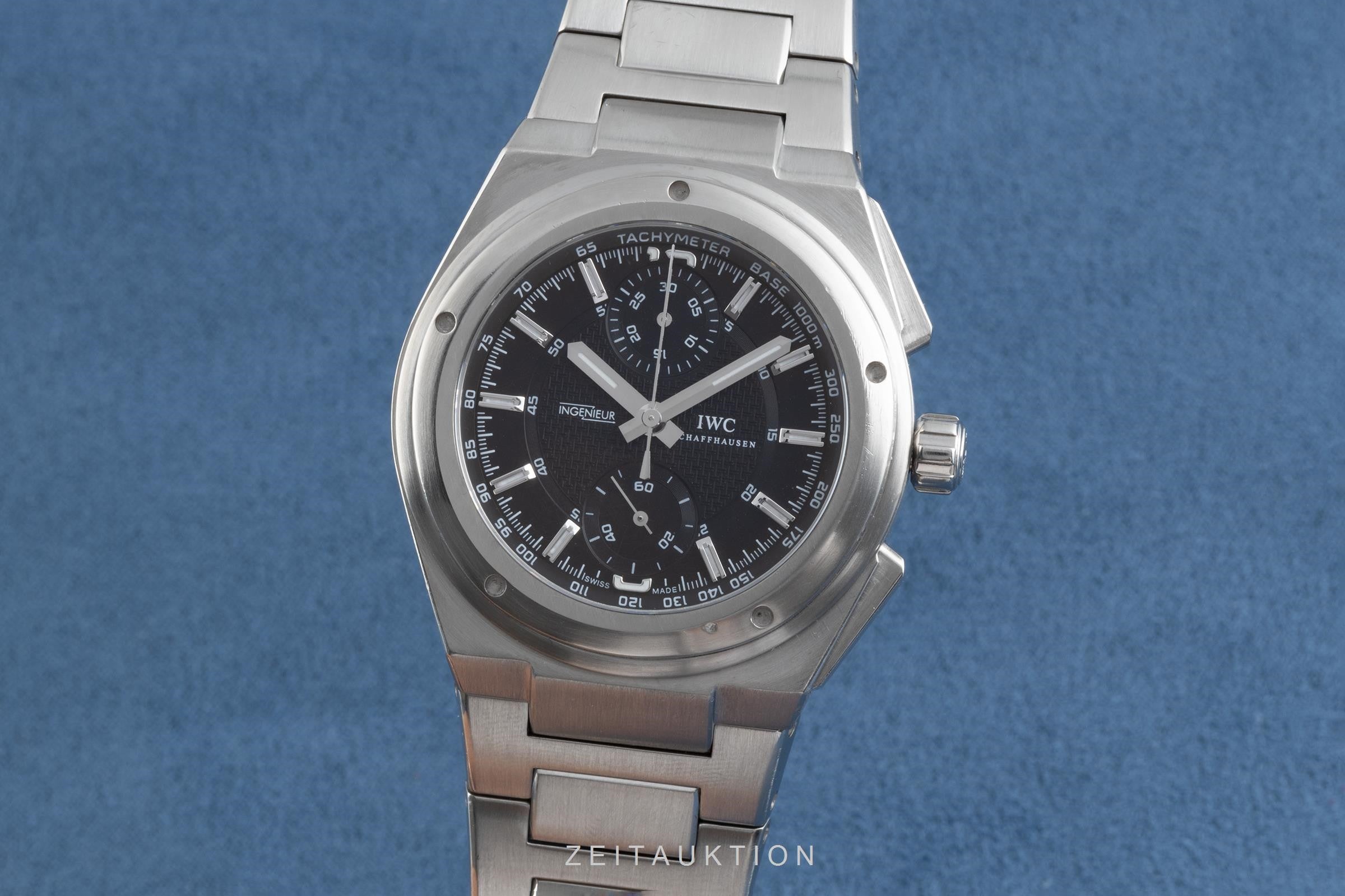 IWC Ingenieur cronografo acciaio automatismo orologio da uomo 3725  [2104355]