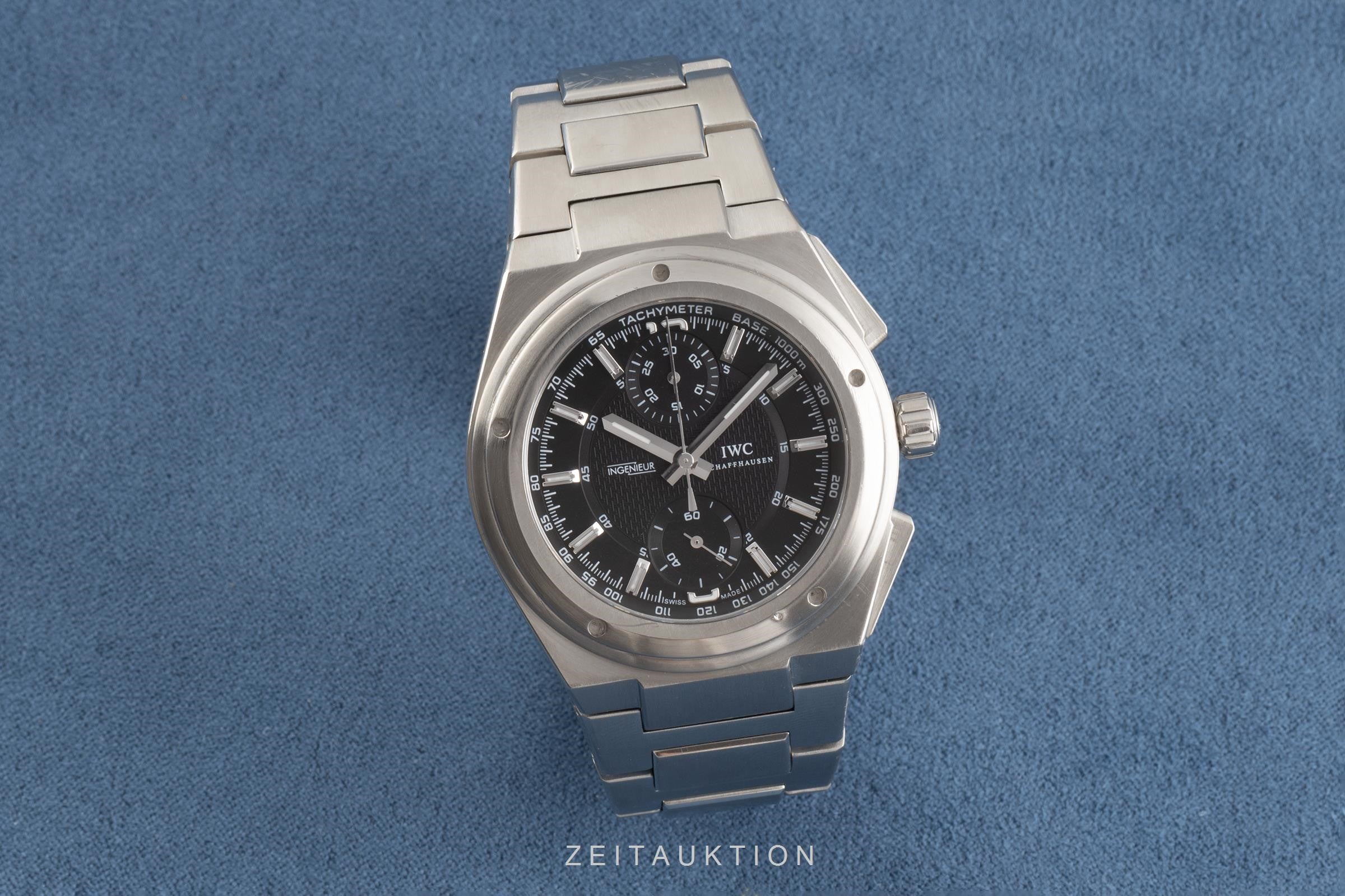 IWC Ingenieur chronograph steel automatic men's watch 3725  [2104355]