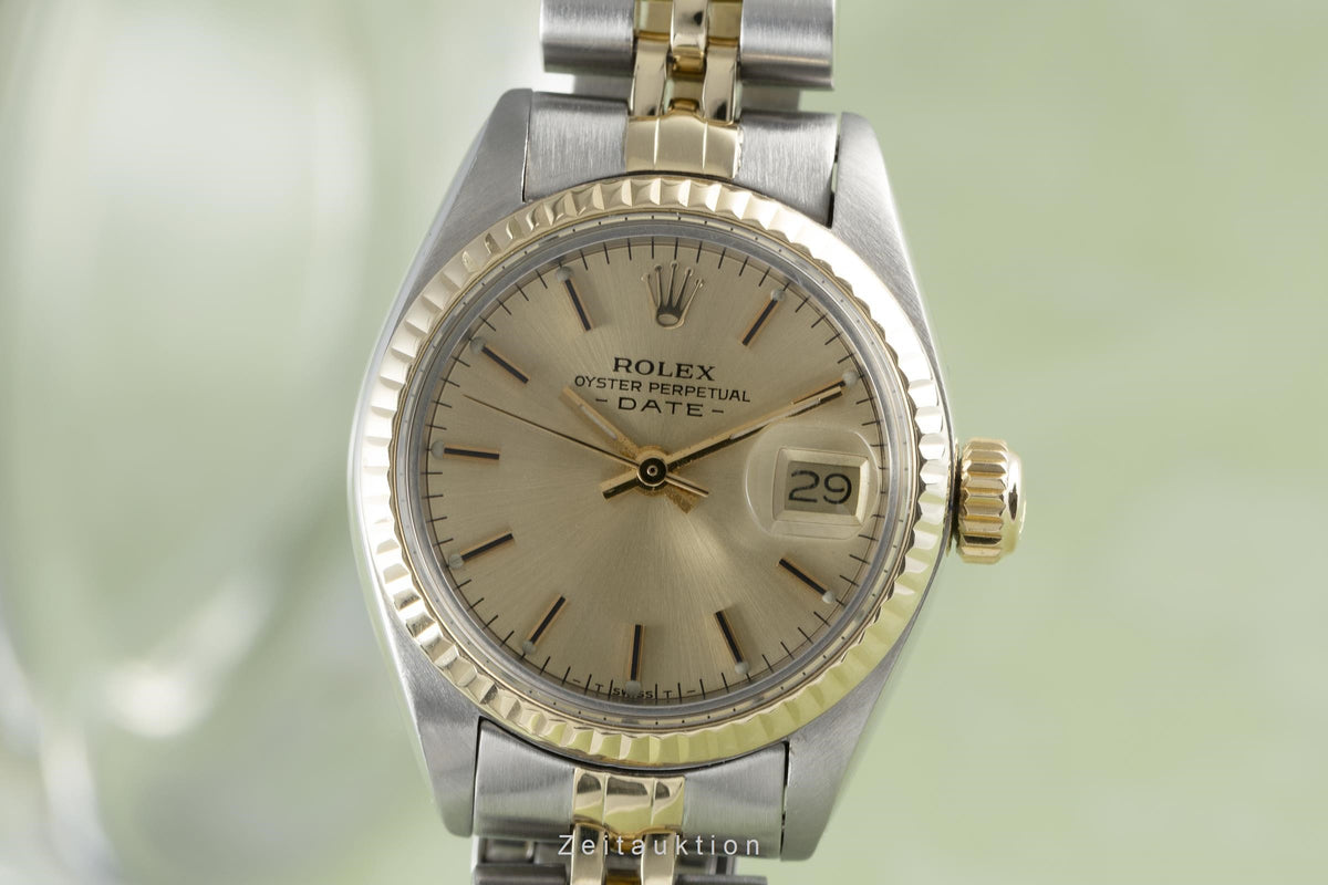 Rolex Lady Date steel / gold automatic women's watch 6917  [2104367]