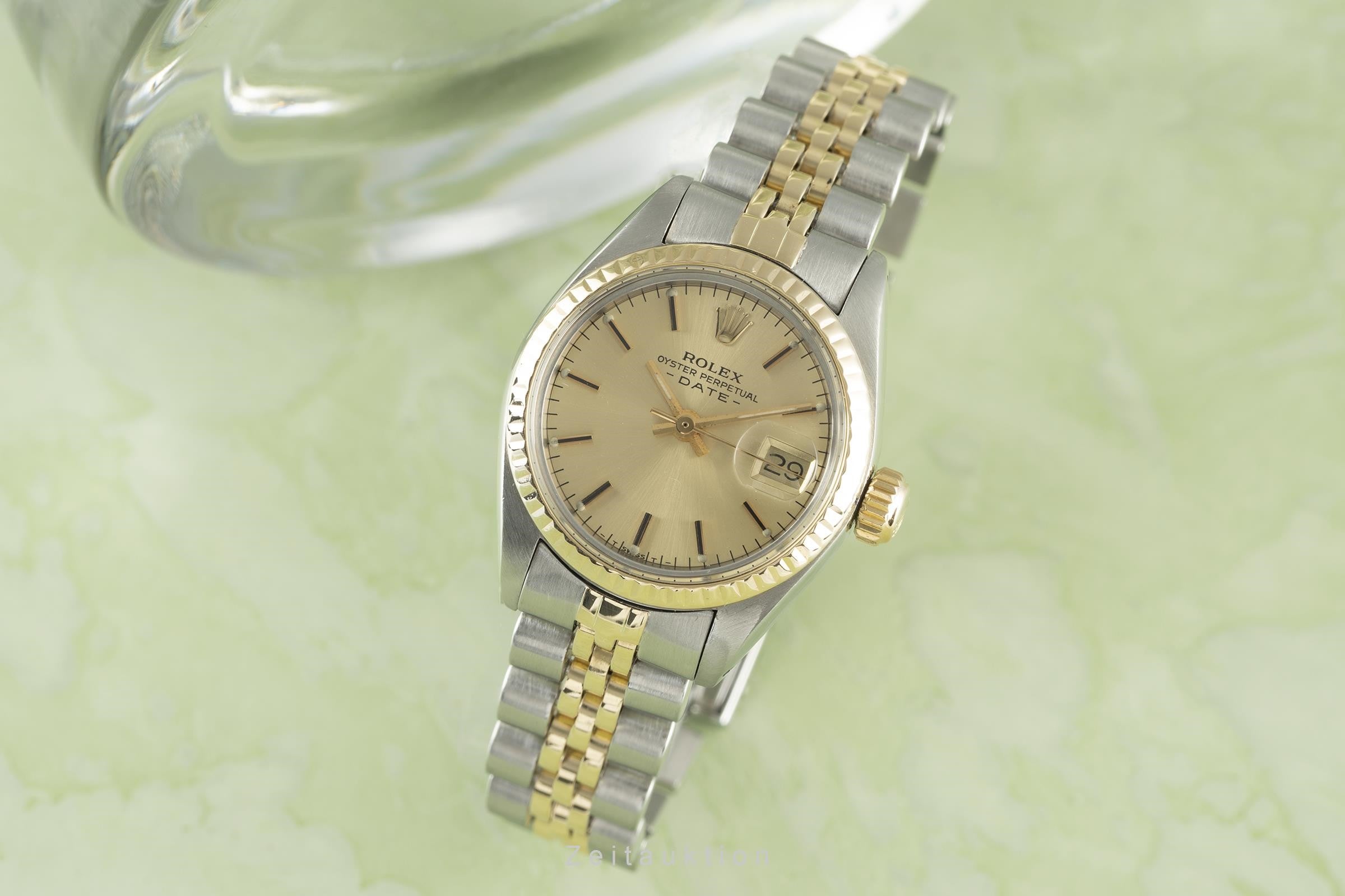 Rolex Lady Date Stahl / Gold Automatik Damenuhr Oyster Perpetual Ref. 6917 [2104367]