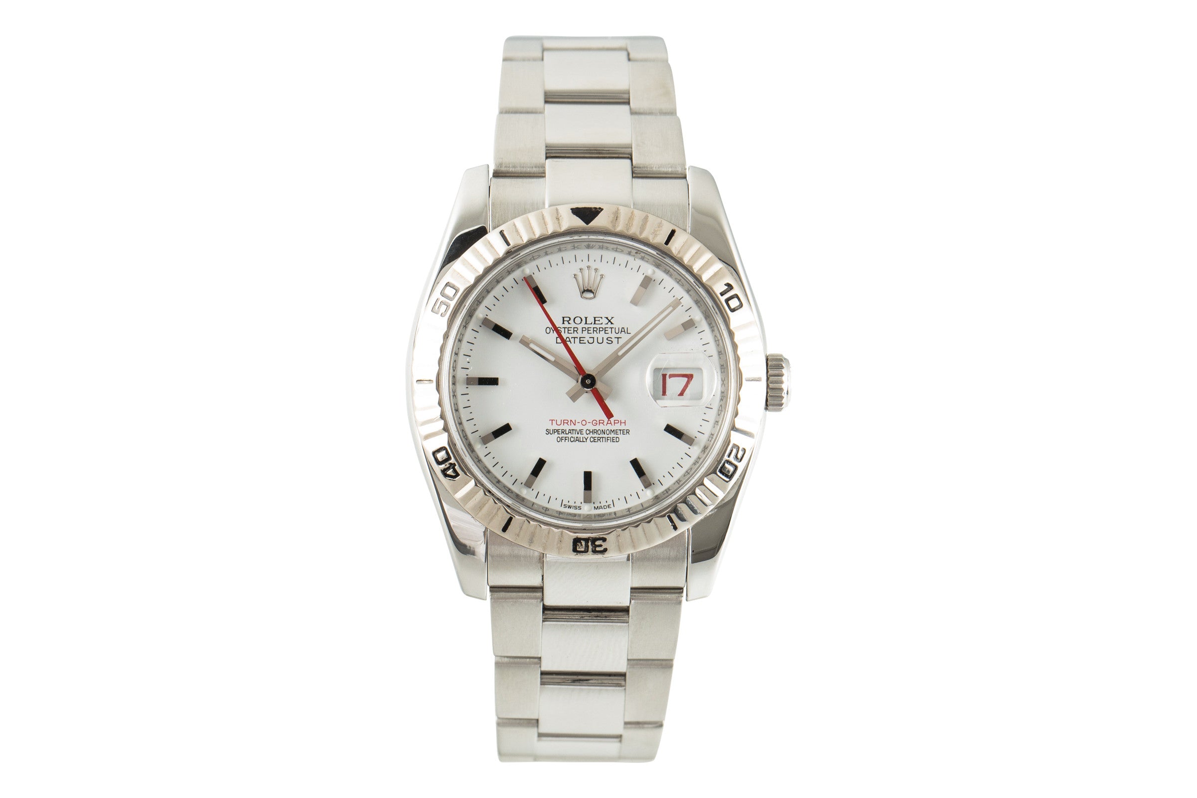 Rolex Datejust steel / white gold automatic men's watch 116264  [2104371]